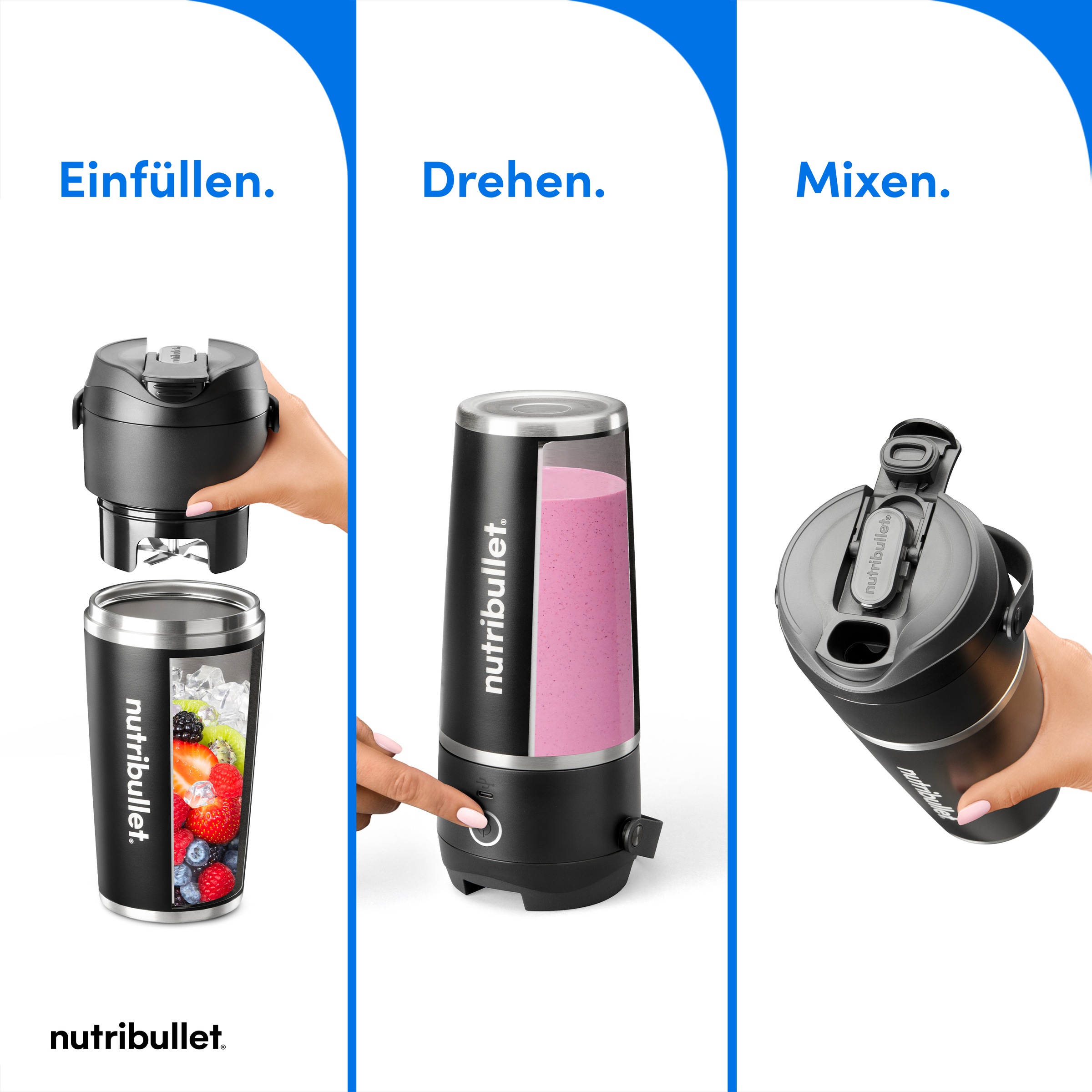 nutribullet Smoothie-Maker »NBP016B NBP016B« günstig online kaufen