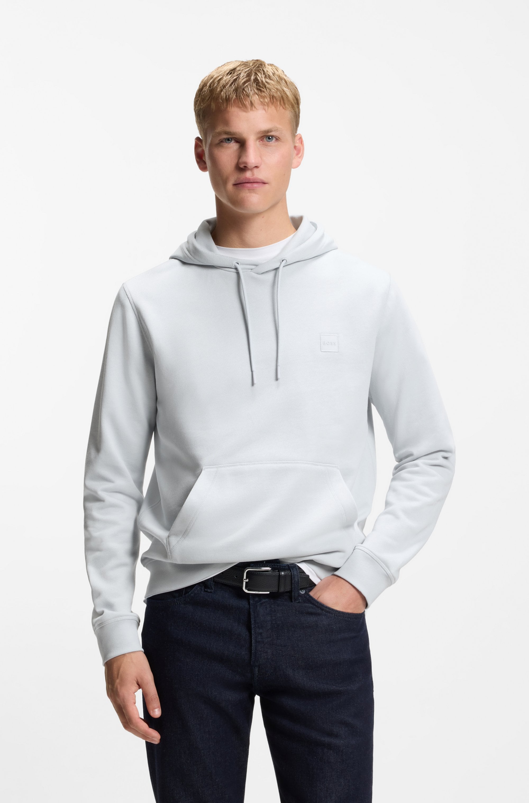BOSS ORANGE Kapuzensweatshirt »Wetalk«, mit gesticktem BOSS Markenlabel
