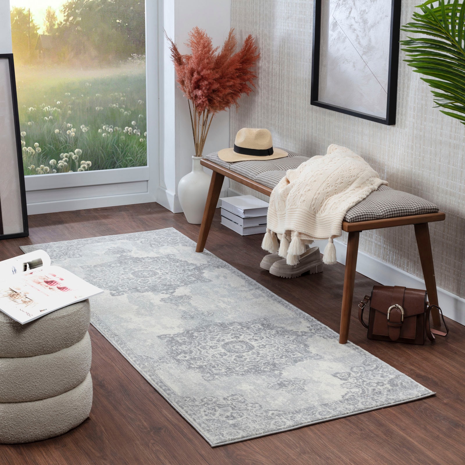 Livabliss Teppich »CORO«, rechteckig, 11 mm Höhe, Boho Kurzflor Orientteppi günstig online kaufen