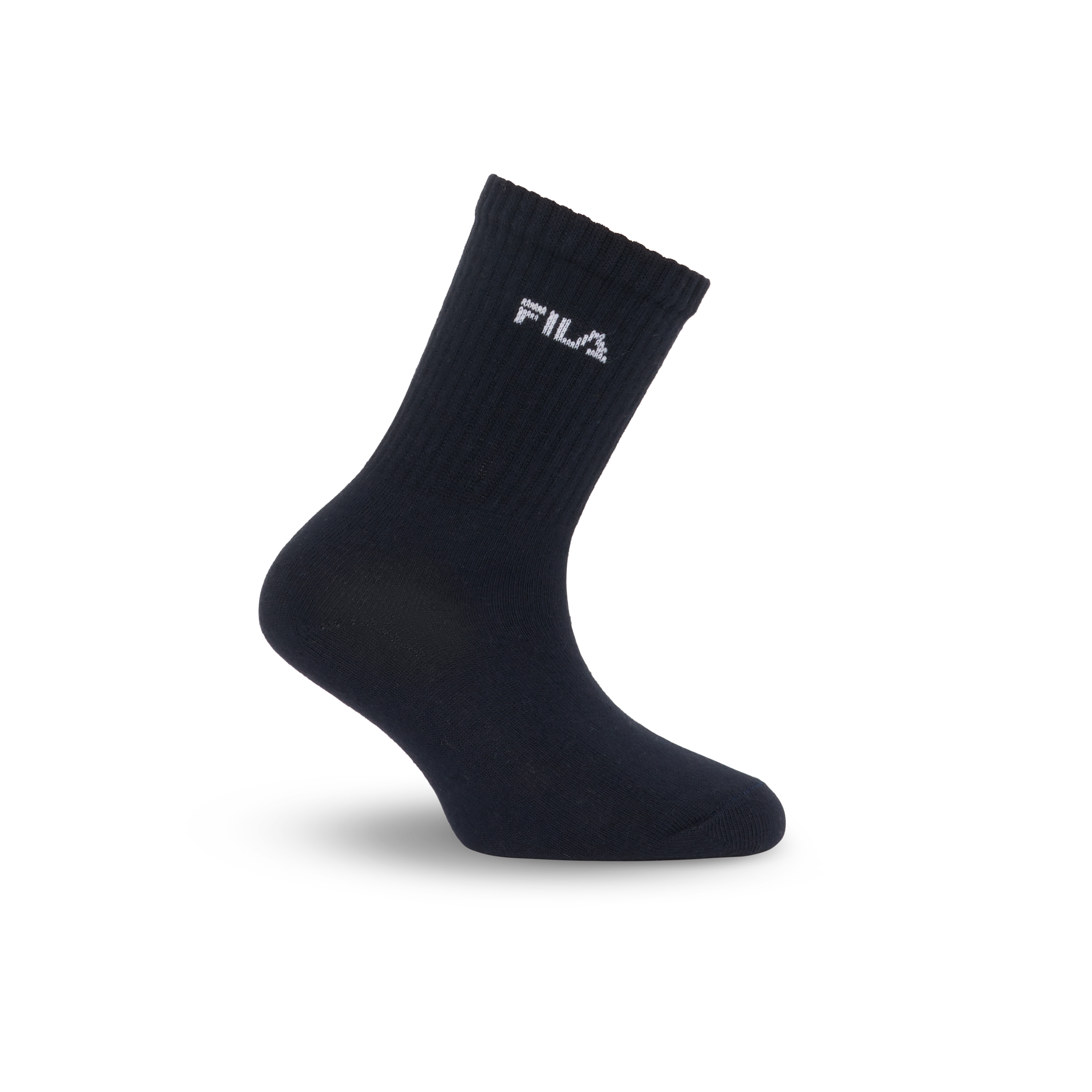 Fila Socken 6 Paar tlg. breites Rippenbündchen, Cotton-Mix, Unisex