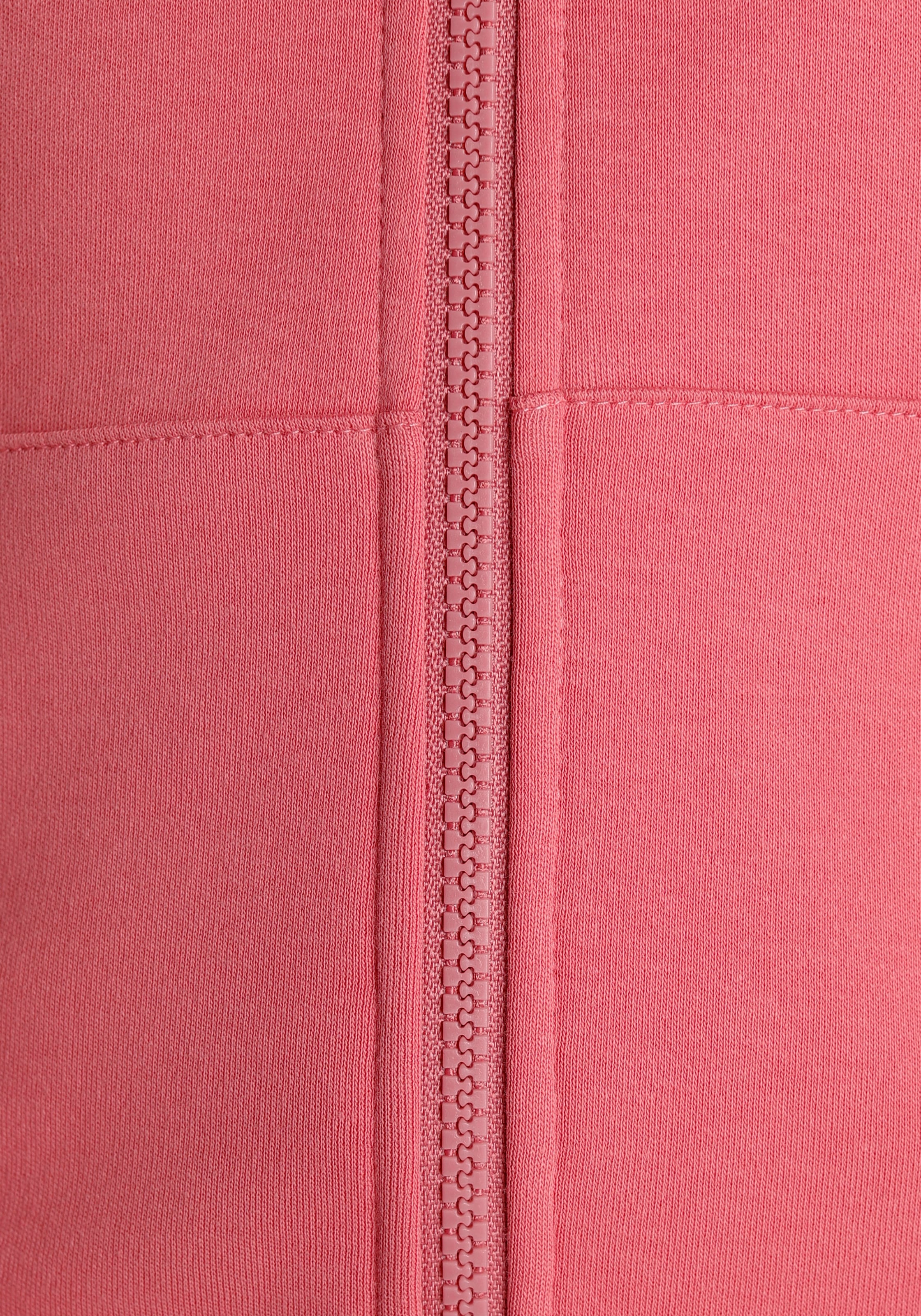 KangaROOS Kapuzensweatjacke, mit blumigem Druck im Hawaii-Look