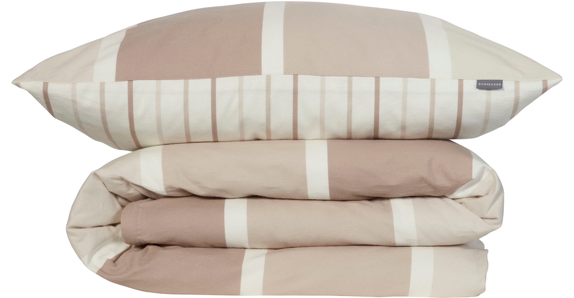 Schiesser Wendebettwäsche »Brody aus weicher Baumwolle mit klassichen Streifen«, Made in Green
