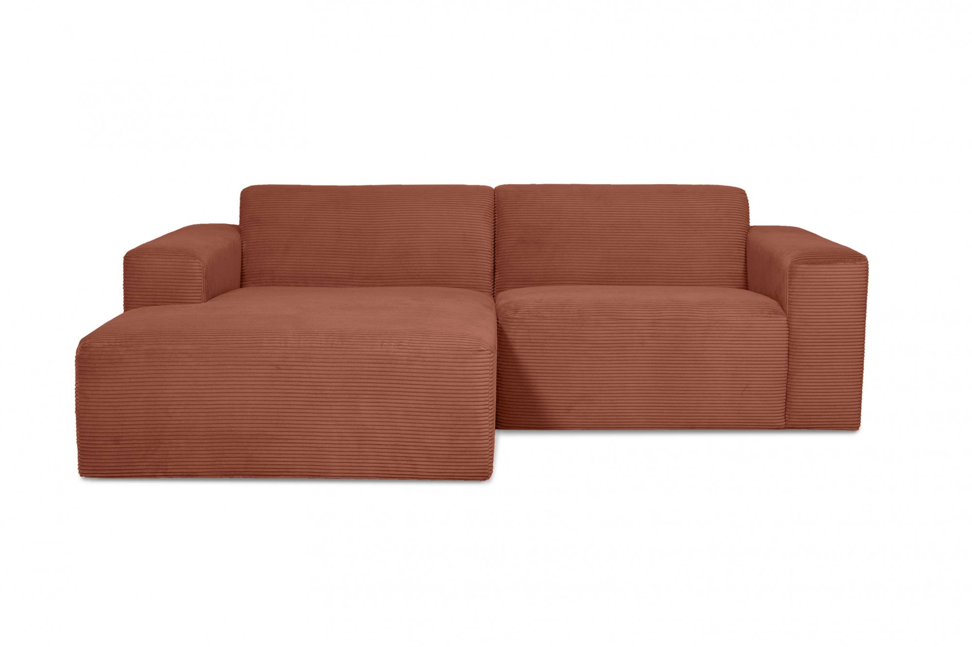 INOSIGN Ecksofa »Koa,228cm, L-Form, Modulsofa, Webstoff, Cord«, Designsofa, weicher Lounge-Sitzkomfort, Welleunterfederung, bodentief