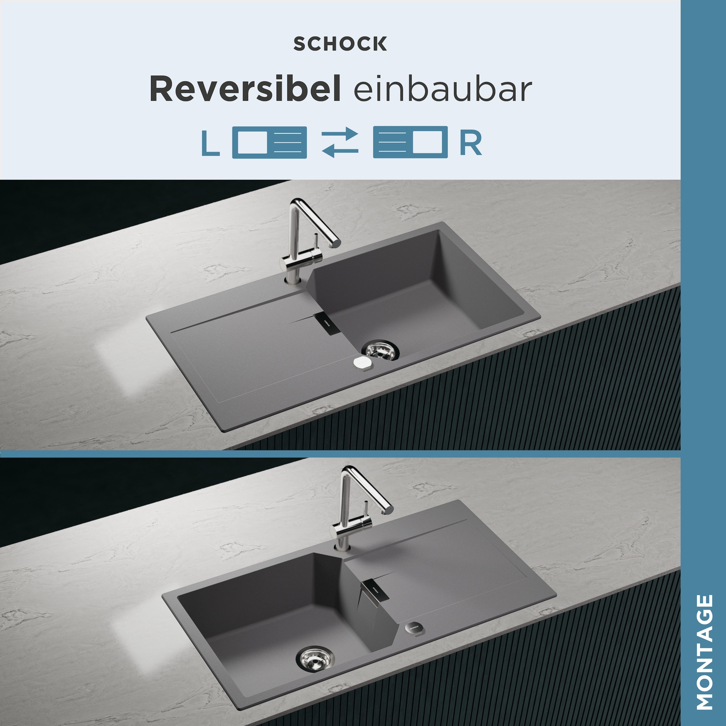 Schock Granitspüle »Manhattan D-100L«