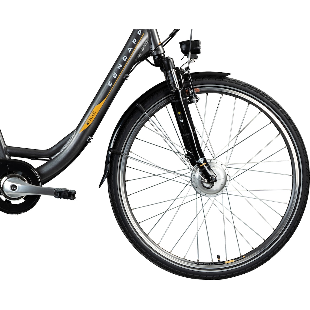 Zündapp E-Bike »Z502«, 7 Gang, Frontmotor 240 W