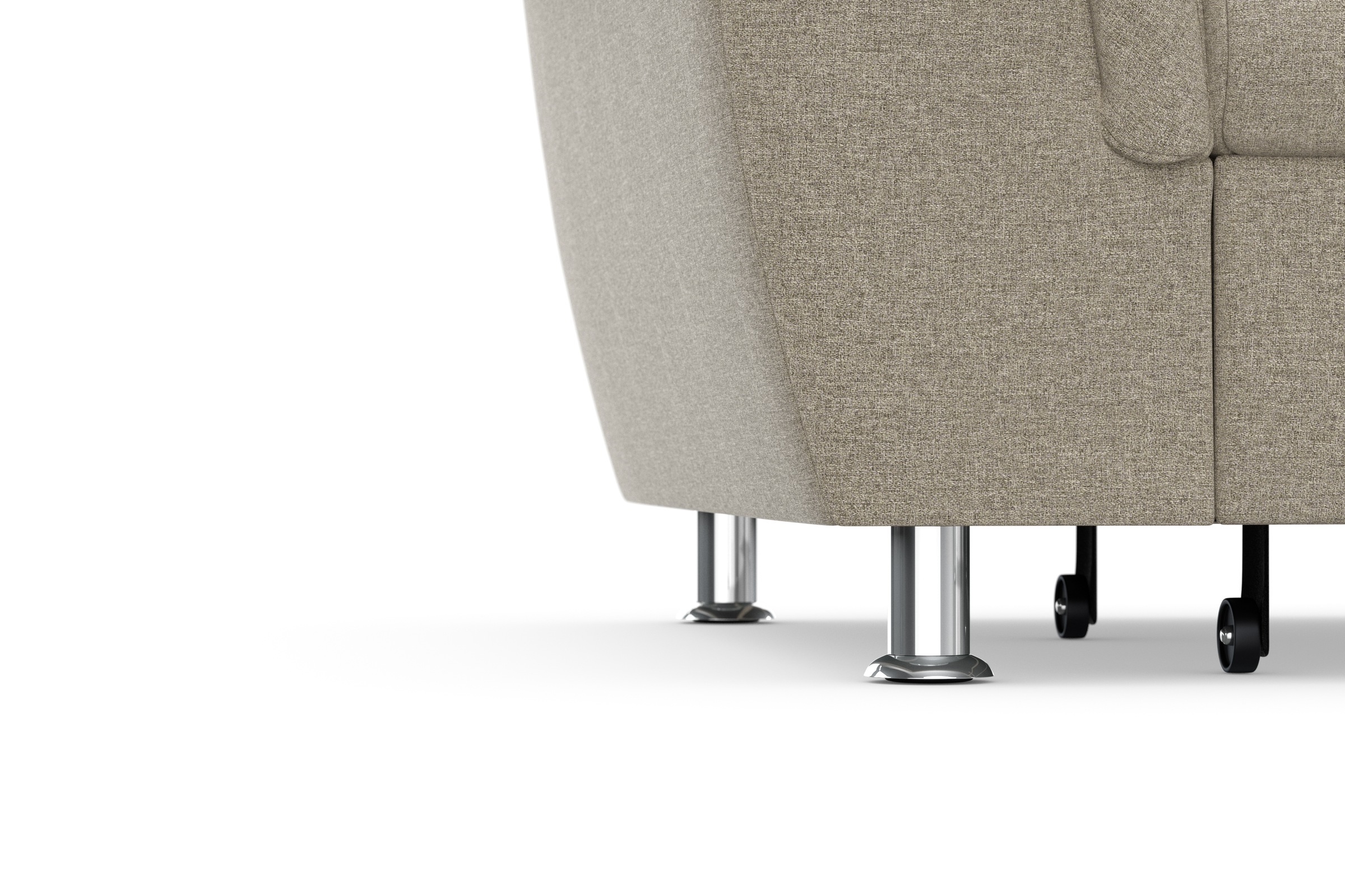 DOMO collection Ecksofa Franzi, wahlweise mit Bettfunktion, Bettkasten und Kopfteilverstellung
