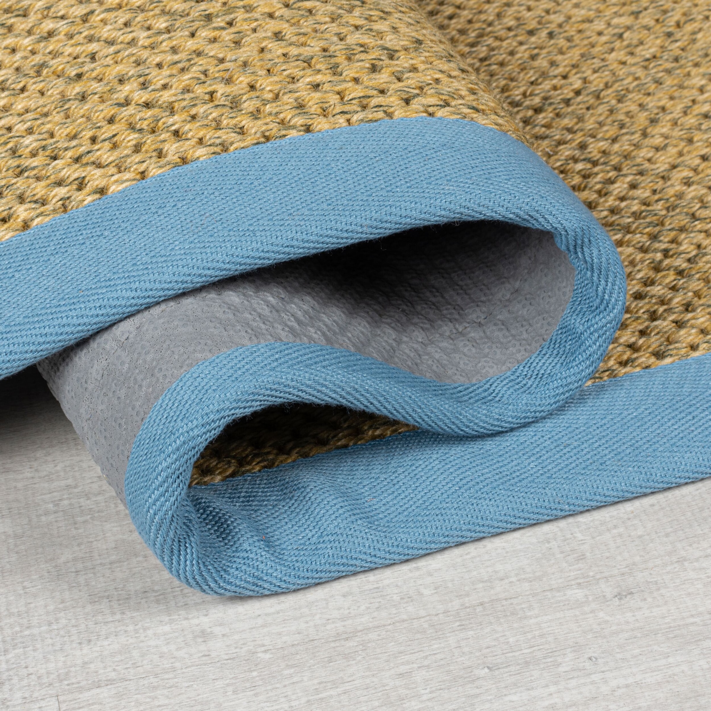 FLAIR RUGS Teppich »Sisal Look«, rechteckig, 6 mm Höhe, Sisal Look Border Indoor Outdoor Bodenläufer Teppich