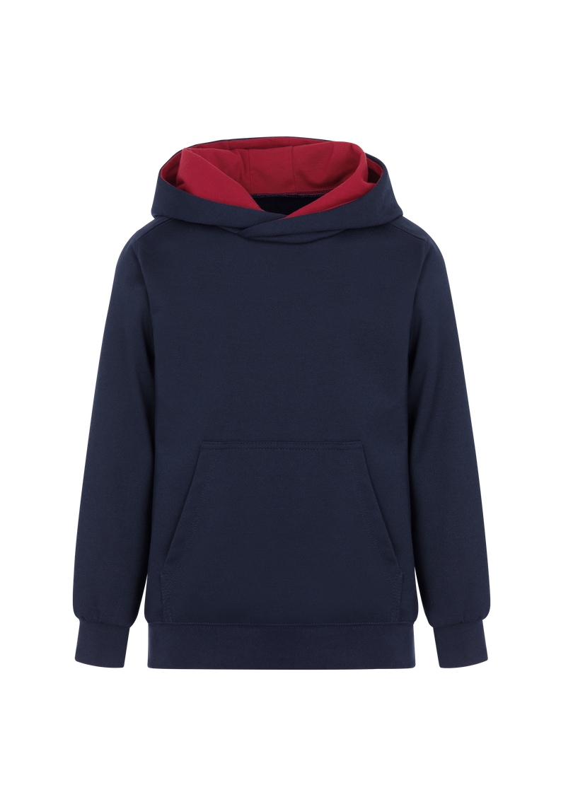 Trigema Sweatshirt »TRIGEMA Kapuzenpullover mit Kängurutasche«