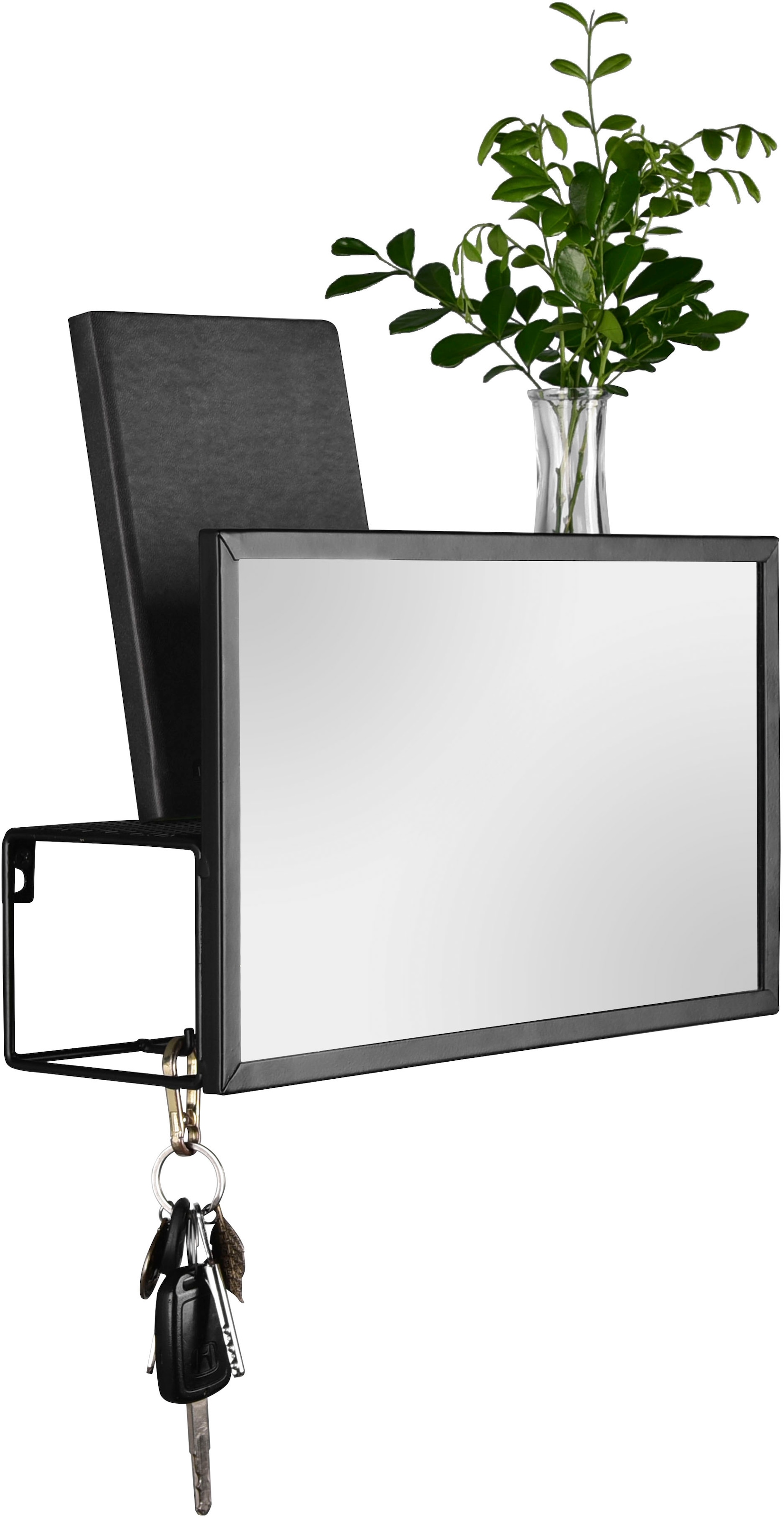 MIRRORS AND MORE Wandgarderobe »Mimi«, (1 St.), mit Ablagefach und Spiegel