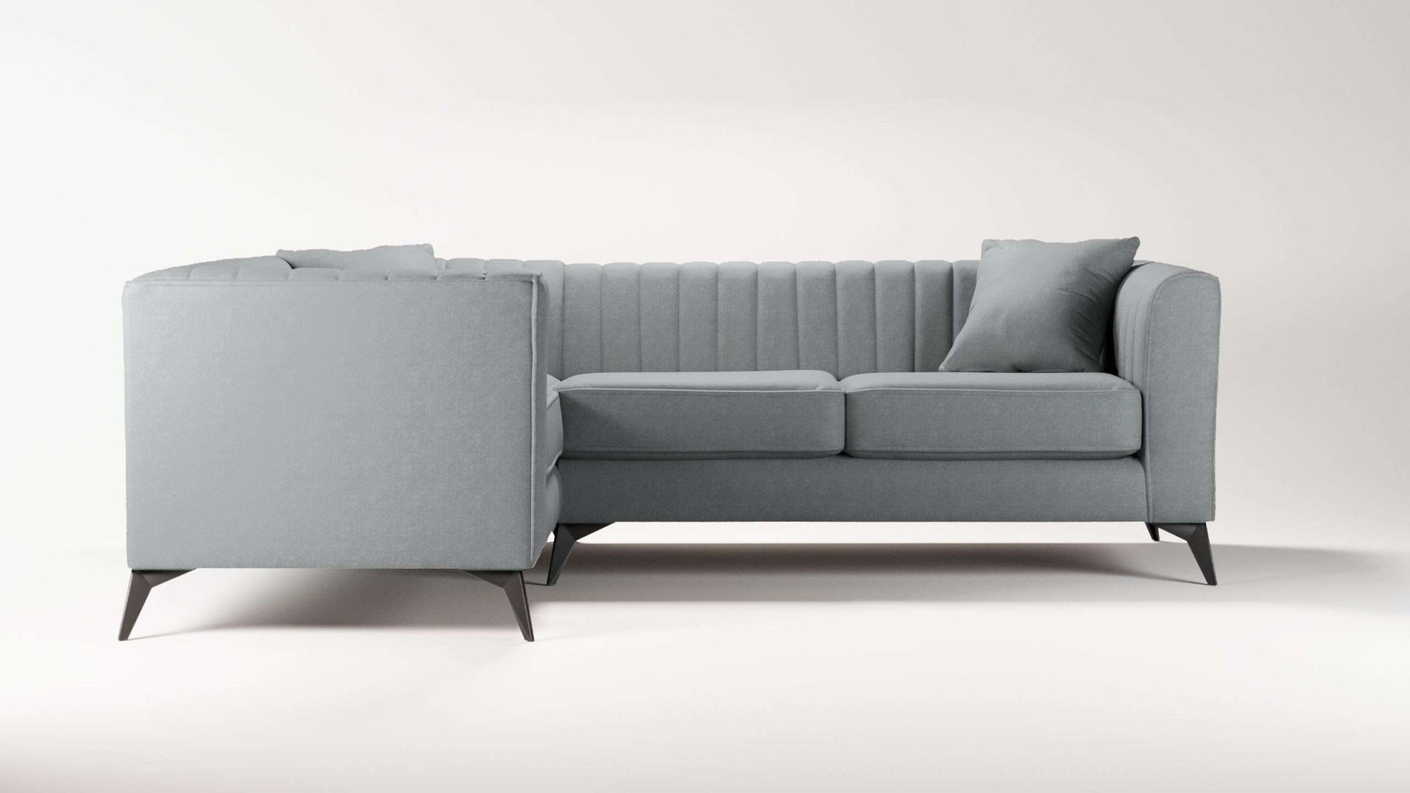 Places of Style Ecksofa »MATTHEW L-Form ideal für kleine Räume, Maße B/T/H: günstig online kaufen
