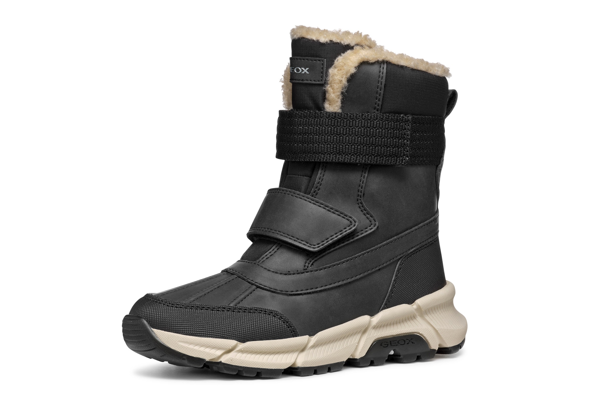 Geox Winterstiefel »J FLEXYPER PLUS BOY«, Snowboots, Klettstiefel mit Warmfutter, Größenschablone zum Download