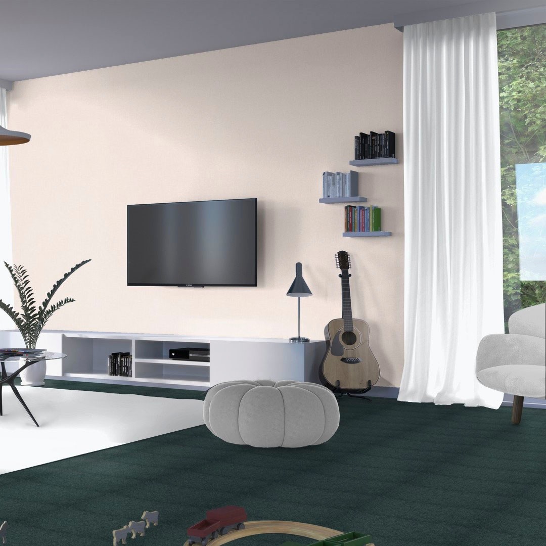 Bodenmeister Teppichboden »Jupiter, Velours - meliert, Made in Belgium«, rechteckig, 7,5 mm Höhe, Wohnzimmer, Schlafzimmer, Kinderzimmer, Breite 400/500 cm