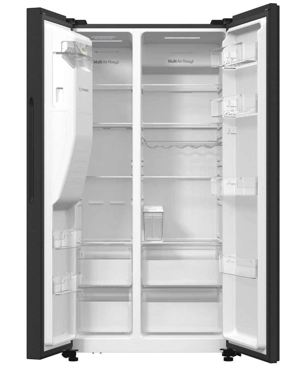 Hisense Side-by-Side »RS5P535NTFE«, Wasser-/Eisspender