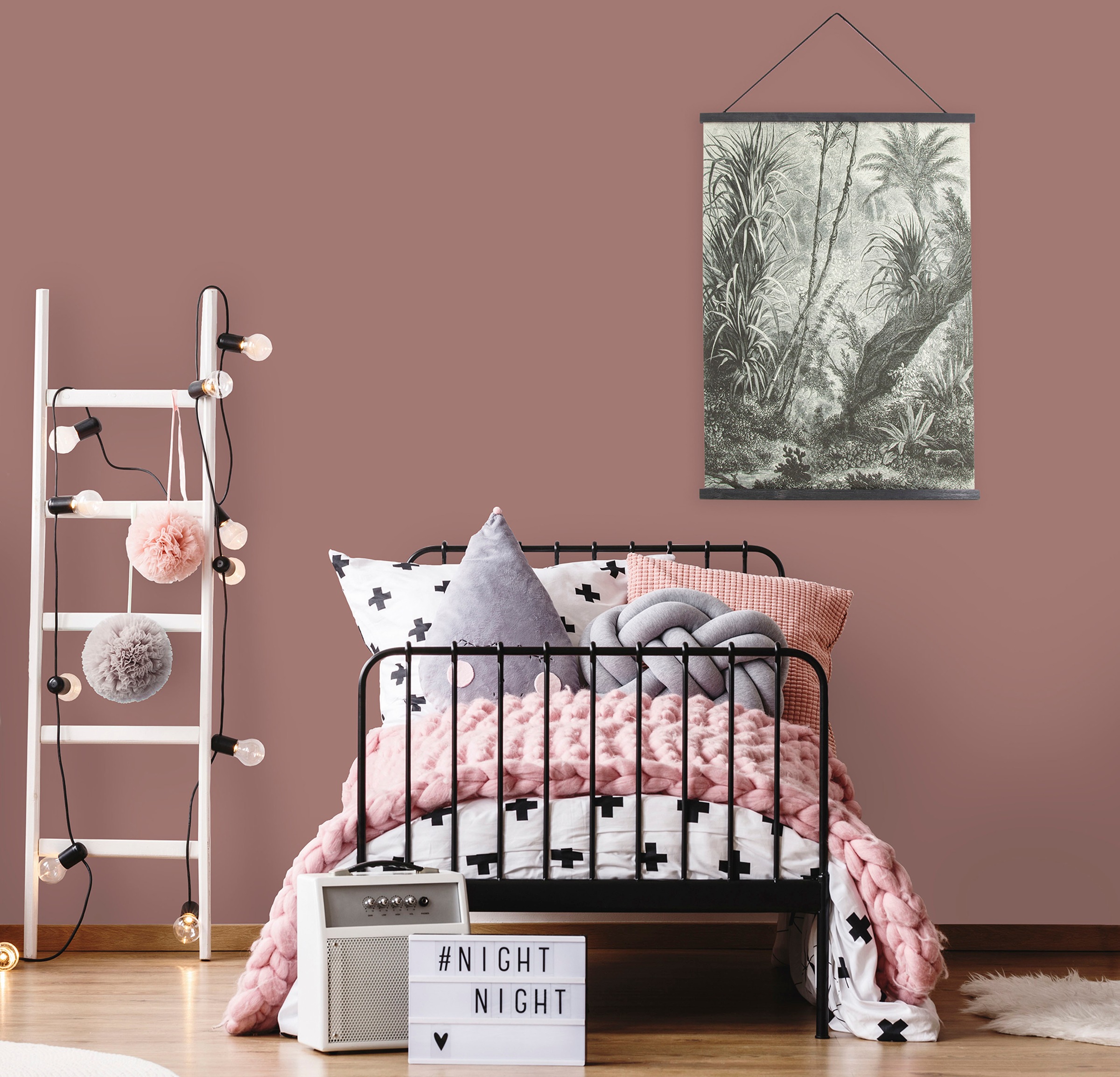 Art for the home Kunstdruck »Dschungel«, (1 St.), Textilposter 80x60cm