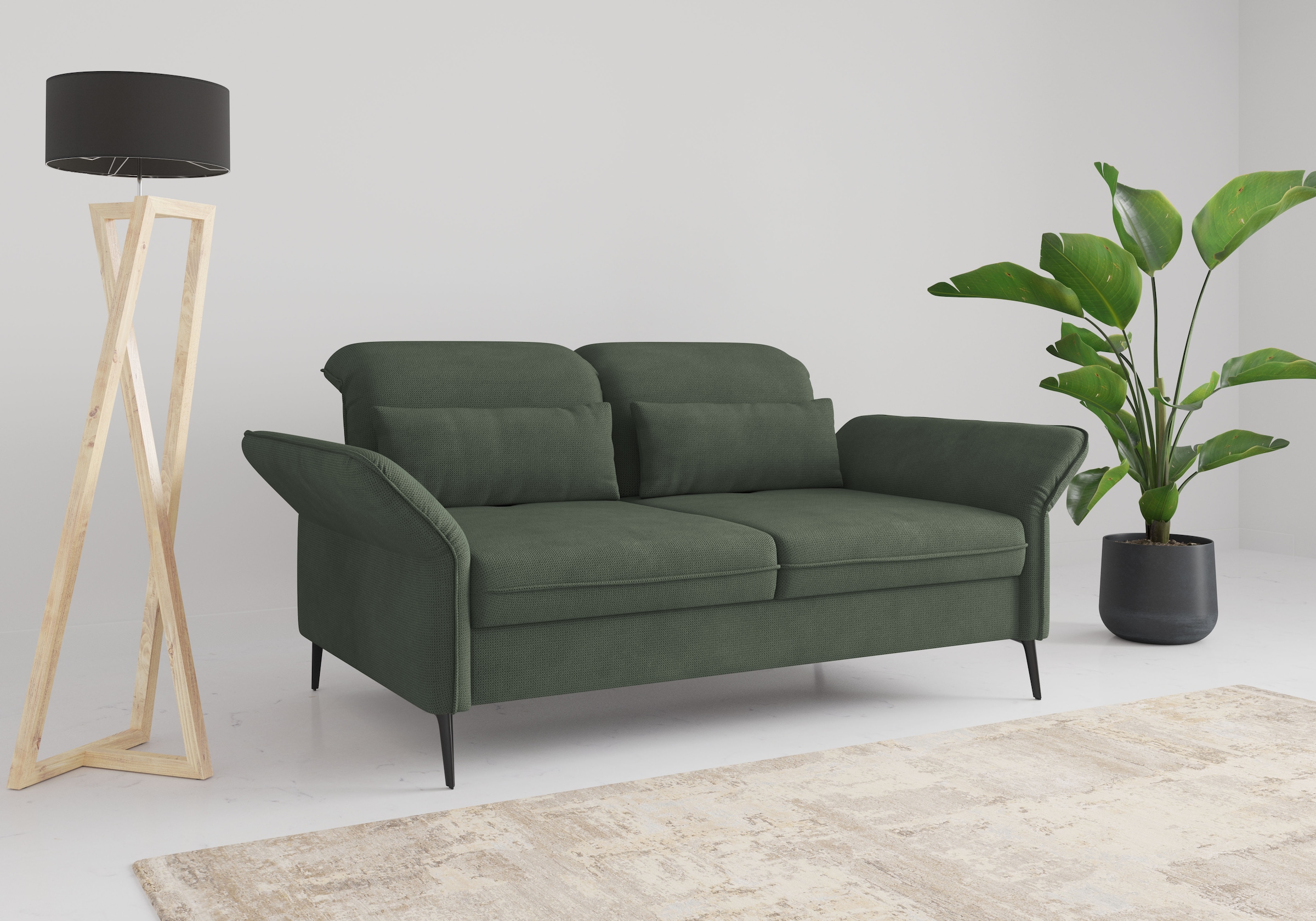 sit&more 2,5-Sitzer "Emely, inkl. Sitztiefenverstellung", wahlweise mit Bet günstig online kaufen