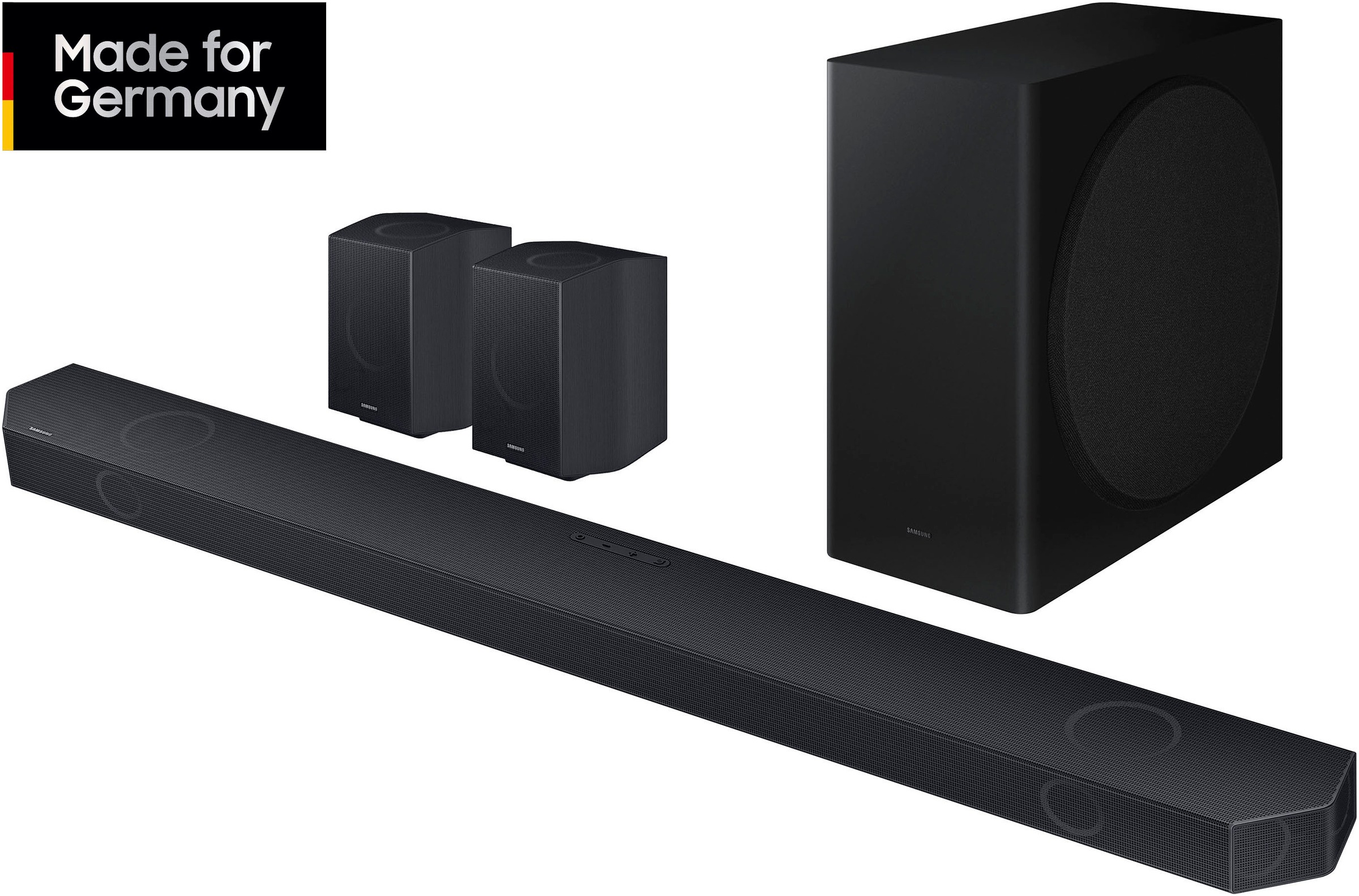 SAMSUNG Soundbar »HW-Q935GD« 9.1.4 (Bluetooth WLAN Alexa-Sprachsteuerung Lautstärkeregelung Pairing 540 W) schwarz
