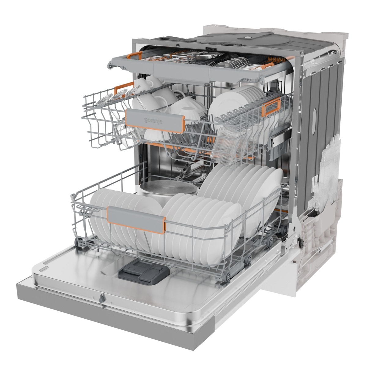 GORENJE teilintegrierbarer Geschirrspüler »GI673C90X«, 16 Maßgedecke, TotalDry - auto. Türöffnung