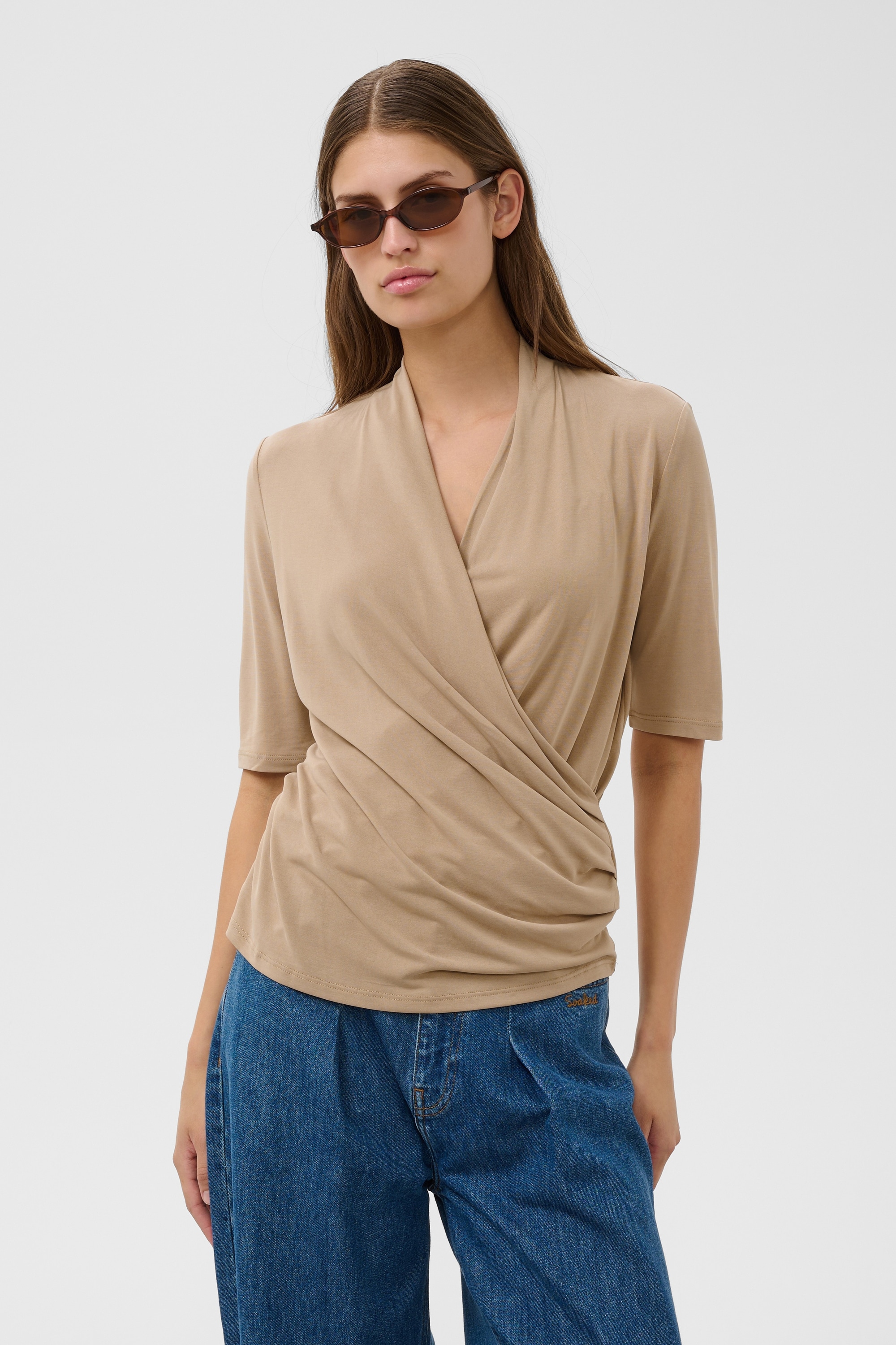 SOAKED IN LUXURY Langarmbluse »Bluse langarm SLColumbine«