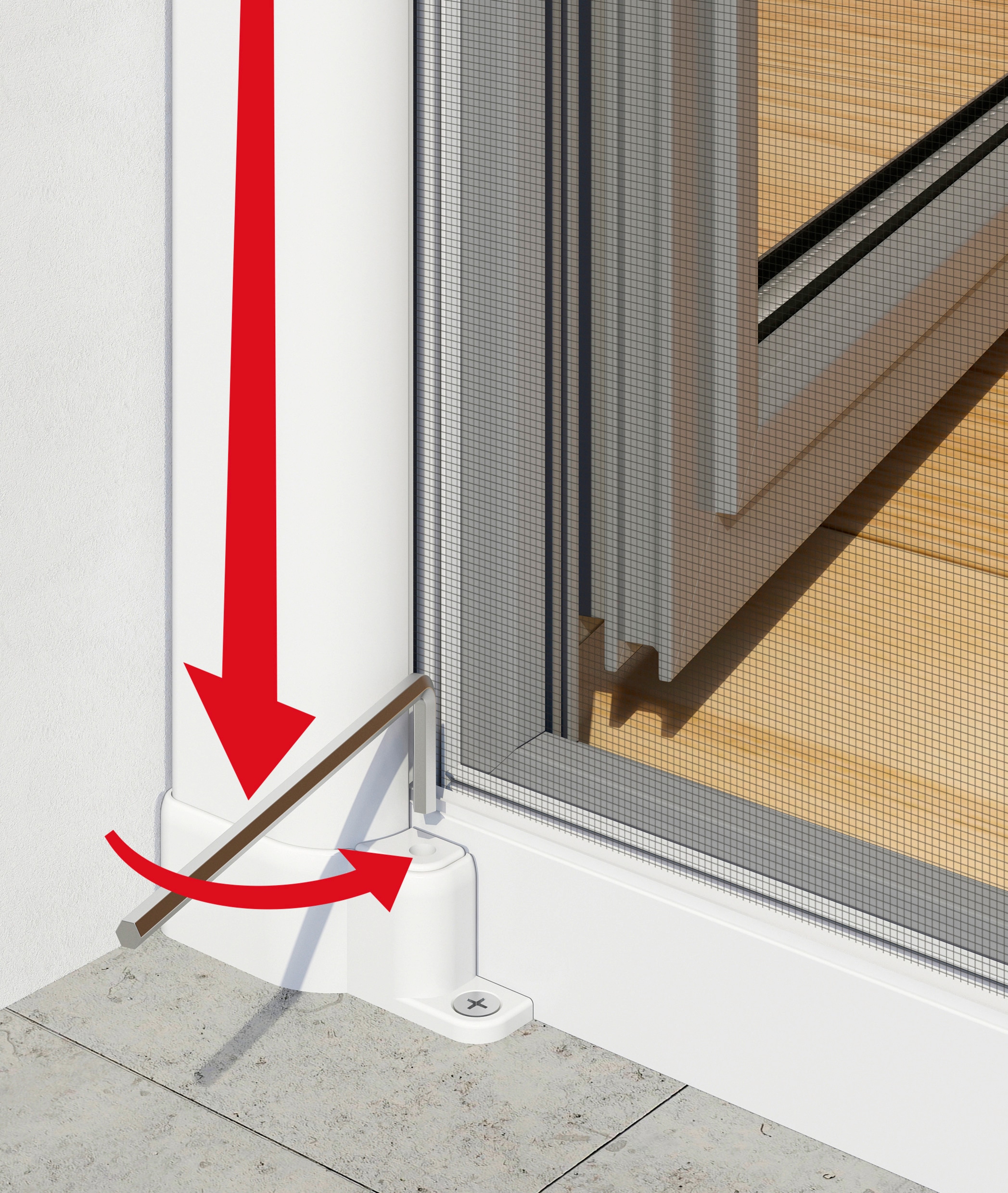 Windhager Insektenschutz-Tür »Rollotür PLUS«, BxH: 225x160 cm