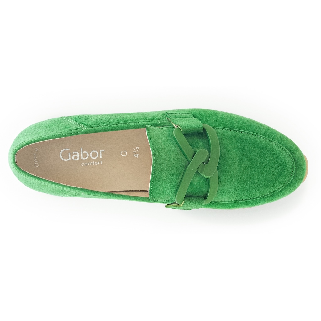 Gabor Slipper »FLORENZ«, Slip-On Sneaker Schlupfschuh mit OPTIFIT-Wechselfußbett (Weite G weit)