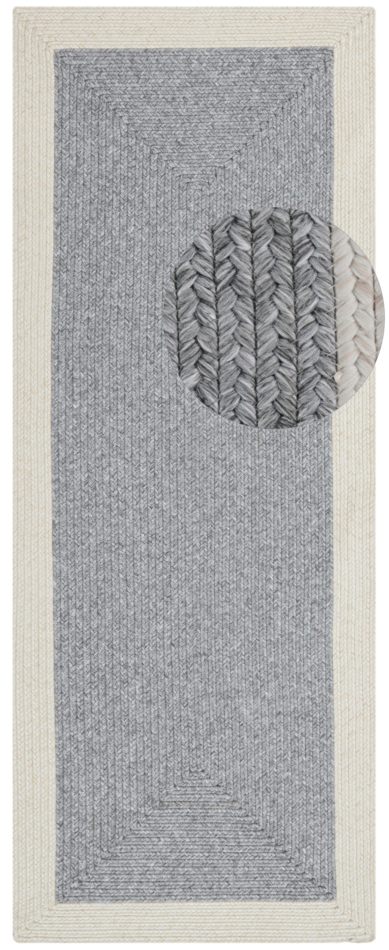 HANSE Home Teppich »Trenzado«, rechteckig, 10 mm Höhe, In- & Outdoor, Handmade-Look, Läufer, Wetterfest, Balkon, Wohnzimmer