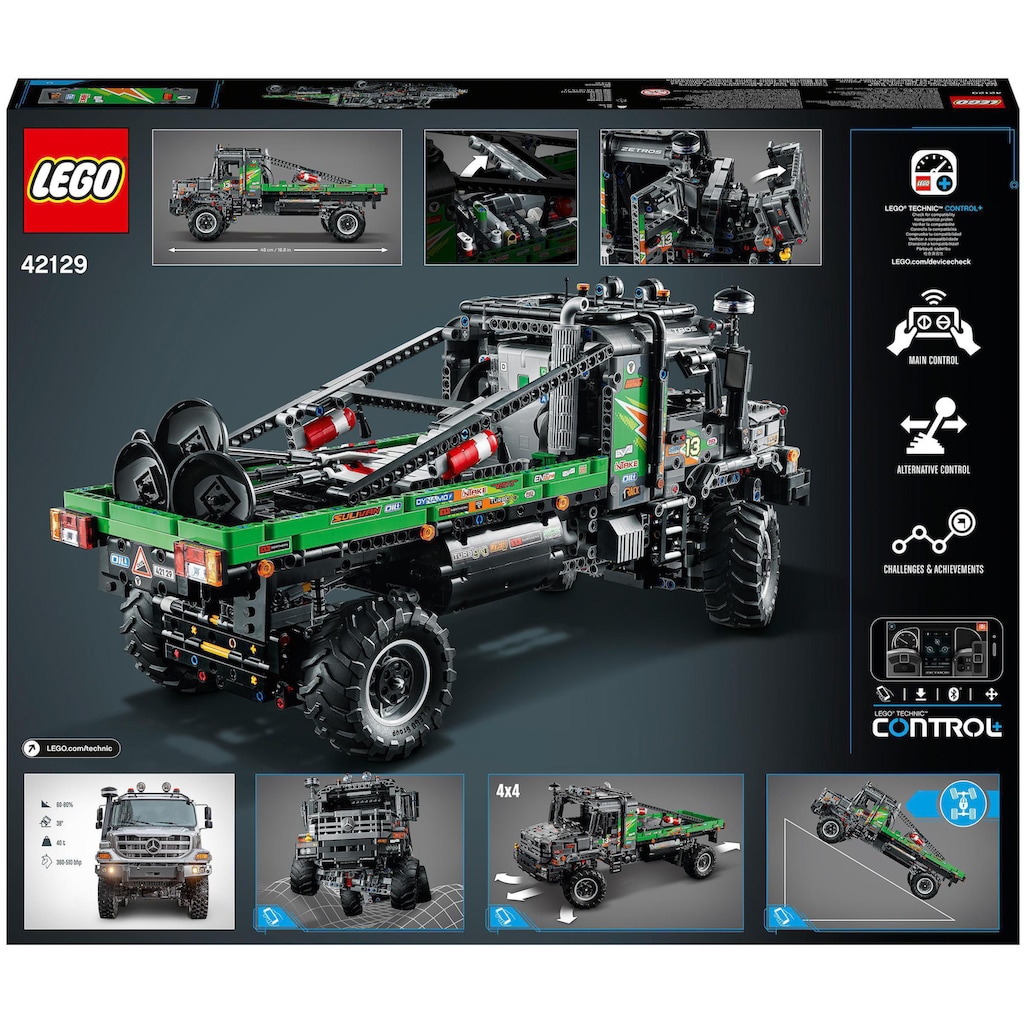 LEGO® Konstruktionsspielsteine »4x4 Mercedes-Benz Zetros Offroad-Truck (42129), LEGO® Technic«, (2129 St.)