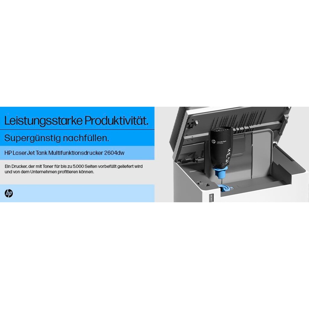 HP Laserdrucker »LaserJet Tank MFP 2604DW Printer«