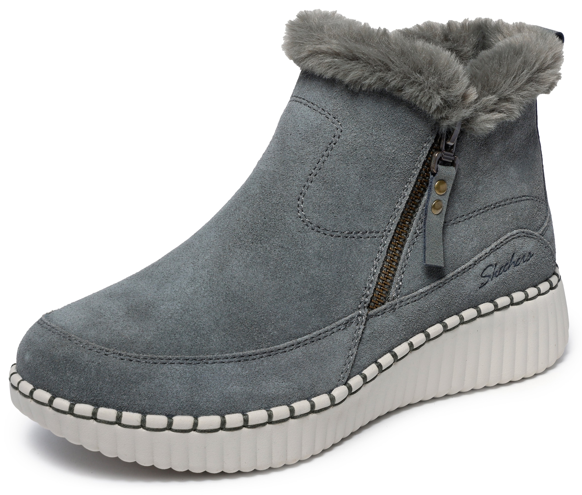 Skechers Winterboots »WILSHIRE BLVD-FRESH ZIP«  Boots mit Reißverschluss
