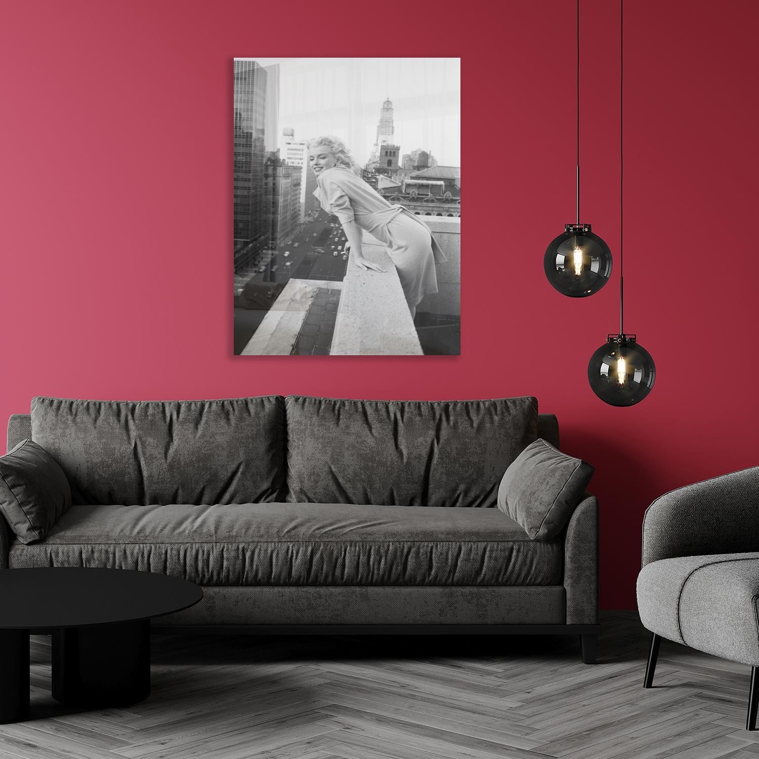 queence Acrylglasbild »America«, Schwarz-Weiß-Frau-Stars, Marilyn Monroe, F günstig online kaufen