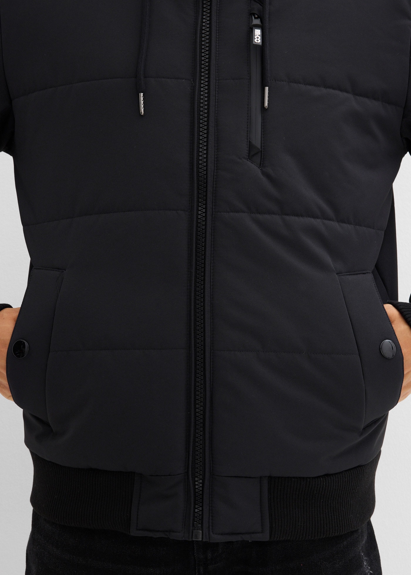 bonprix Steppjacke »Winter-Steppjacke in Blousonform mit Kapuze« mit Kapuze in Blousonform