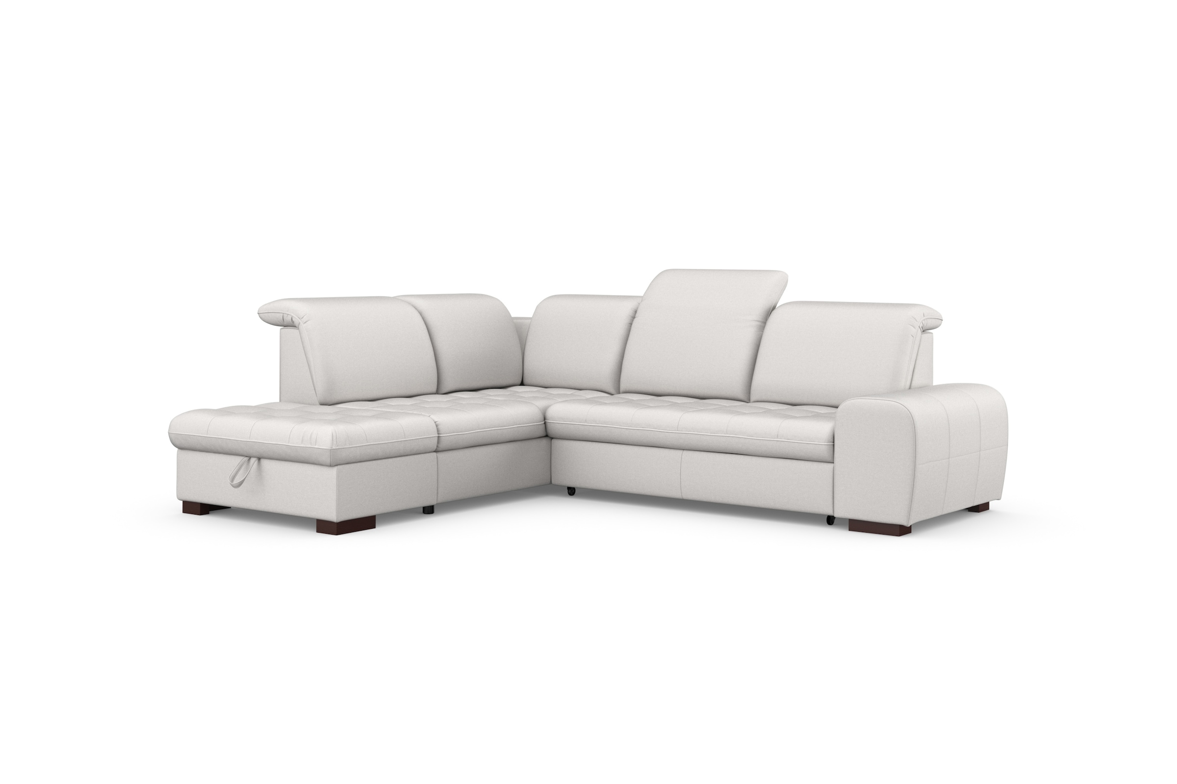sit&more Ecksofa »Luxor L-Form«, wahlweise mit Bettfunktion, Stauraum und Kopfteilverstellung