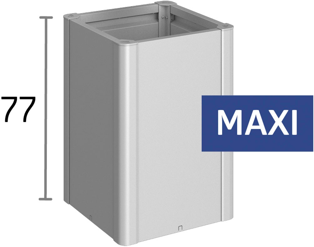 Biohort Hochbeet »BELVEDERE maxi 1,5x0,5; verschiedene Farben« 152x53x77 cm, extrem langlebig, aus Metall