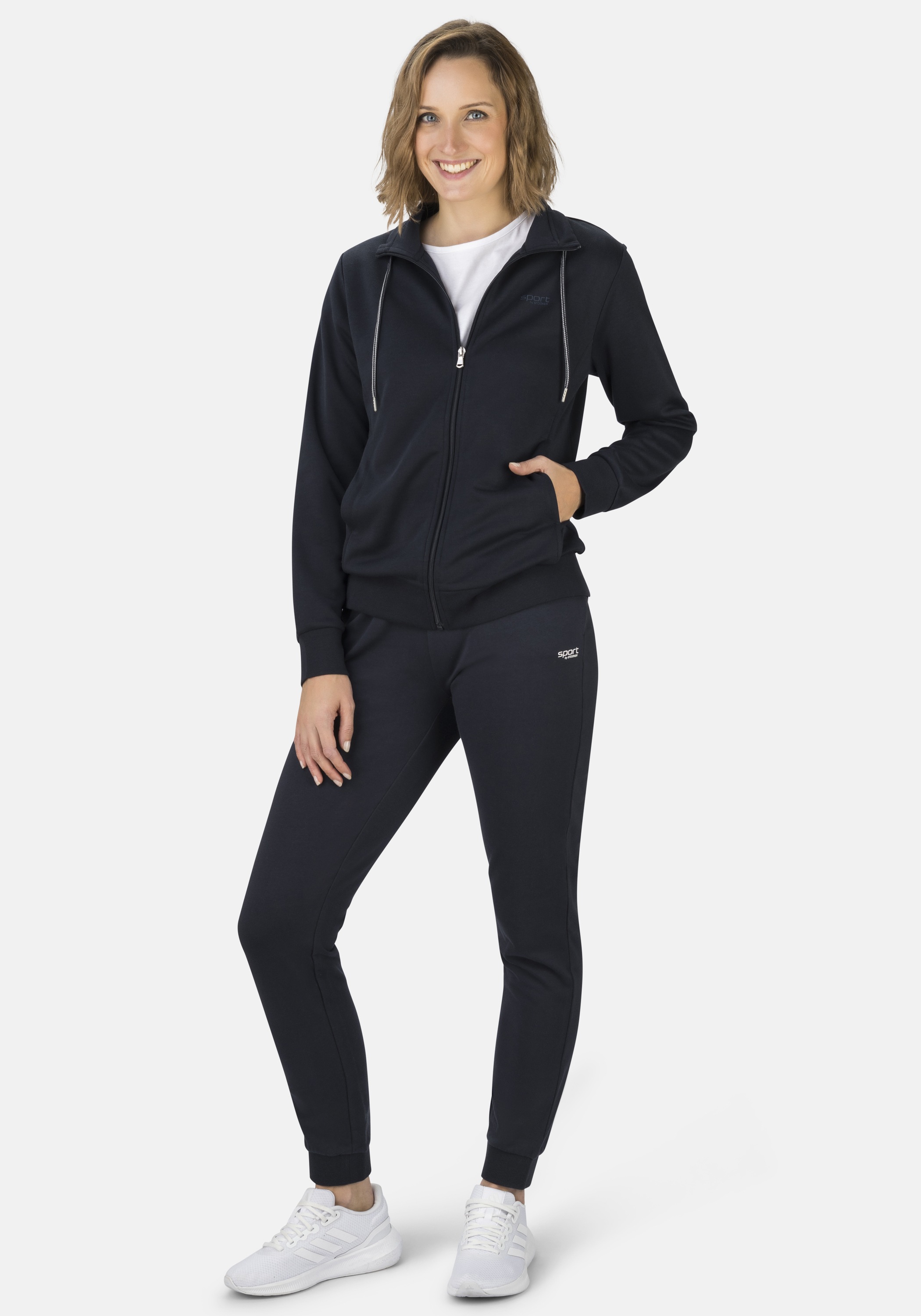 STOOKER WOMEN Sweatjacke »JANE mit Stehkragen Sweatjacke« Sweatjacke Regular Fit Moderner Casual-Look für Damen