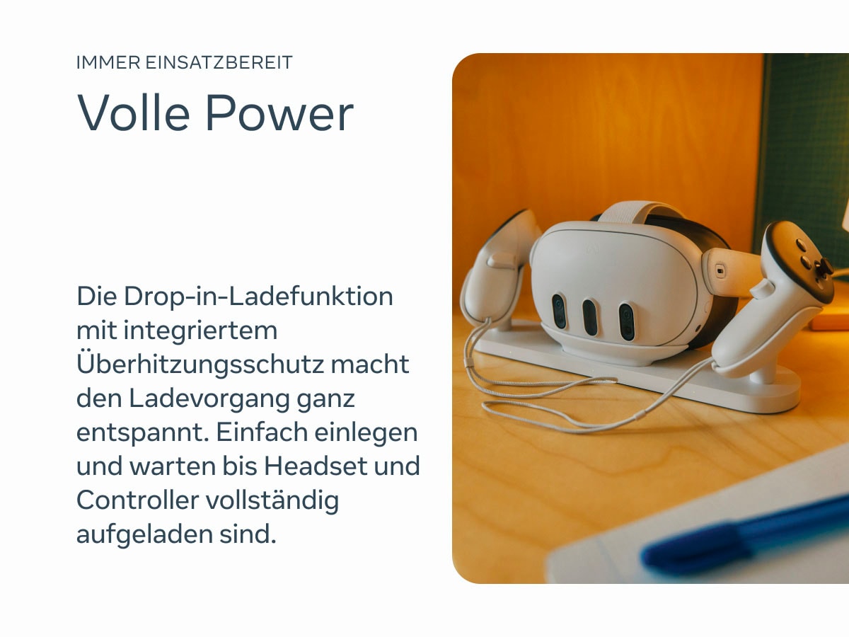 Meta Ladestation »Quest 3 Charging Dock«, für VR-Brillen