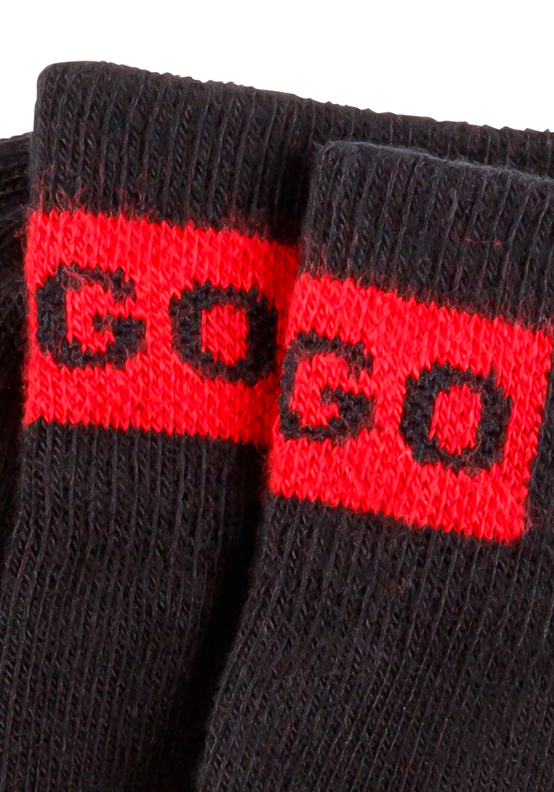 HUGO Underwear Businesssocken »2P RS LABEL CC W«, (Packung, 2 Paar, 2er), mit eingesticktem Markenlabel