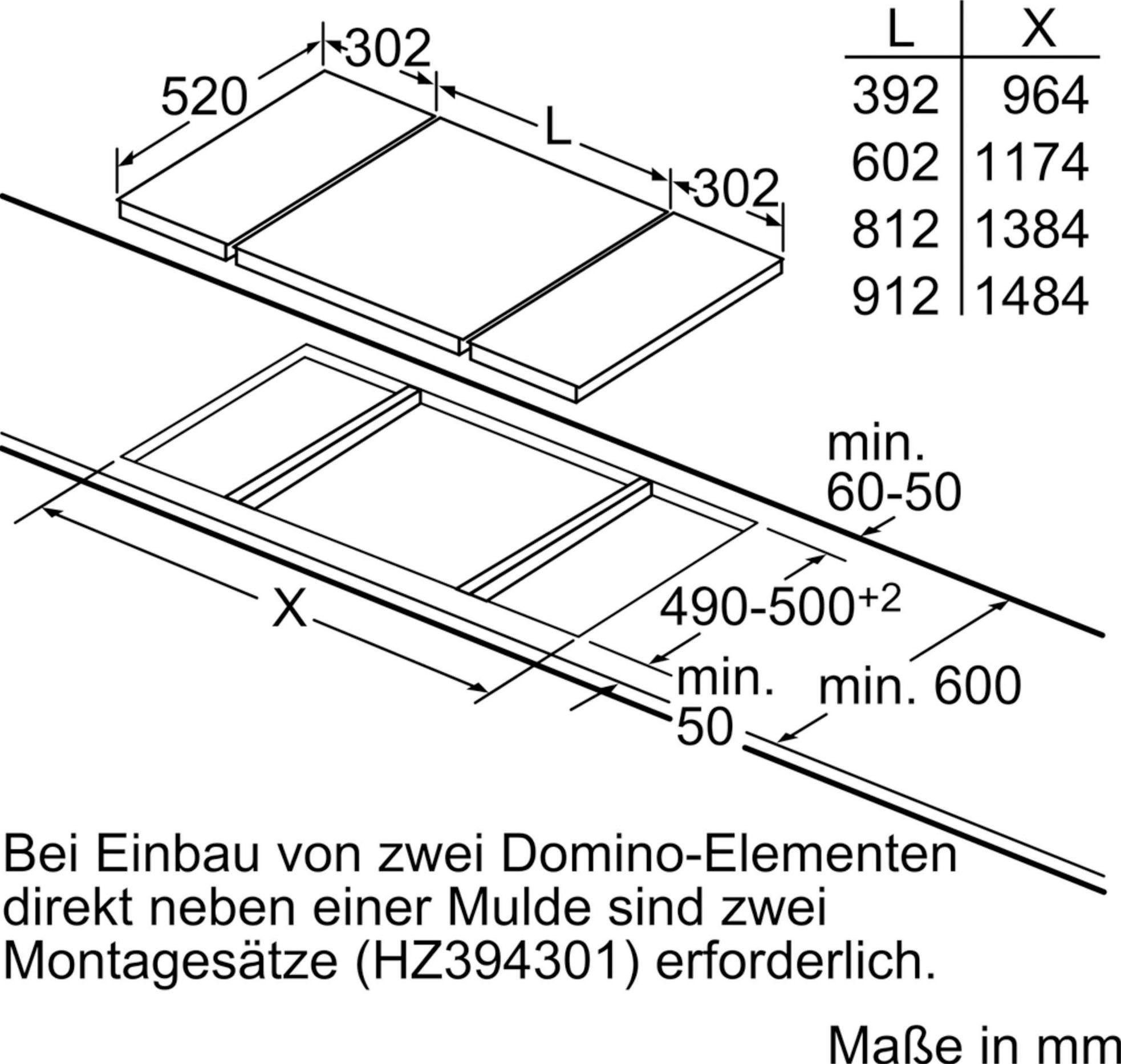 SIEMENS Flex-Induktions-Kochfeld von SCHOTT CERAN® »EX375FXB1E«