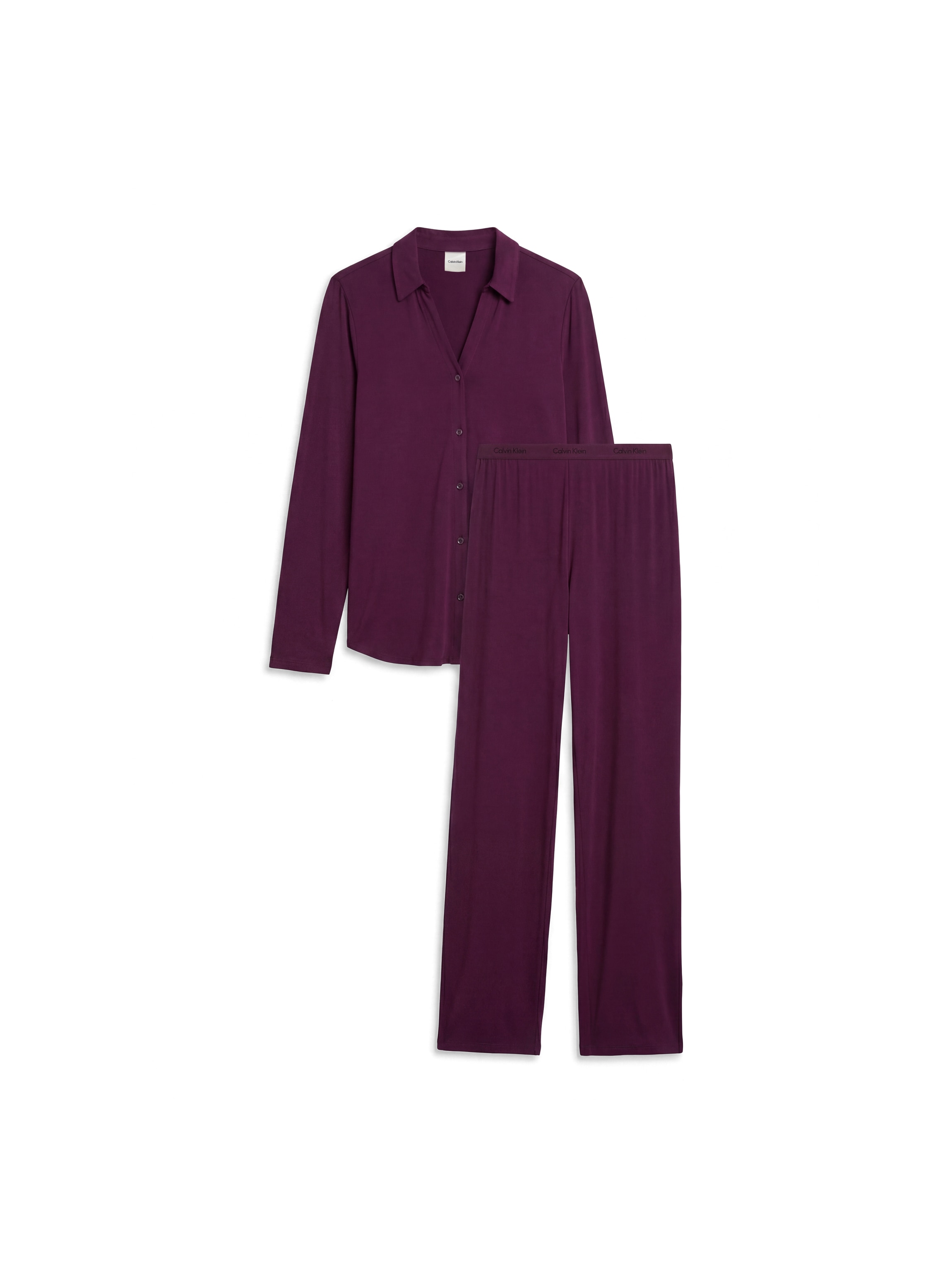Calvin Klein Underwear Pyjama »SHIRT SET« Regular fit mit V-Ausschnitt