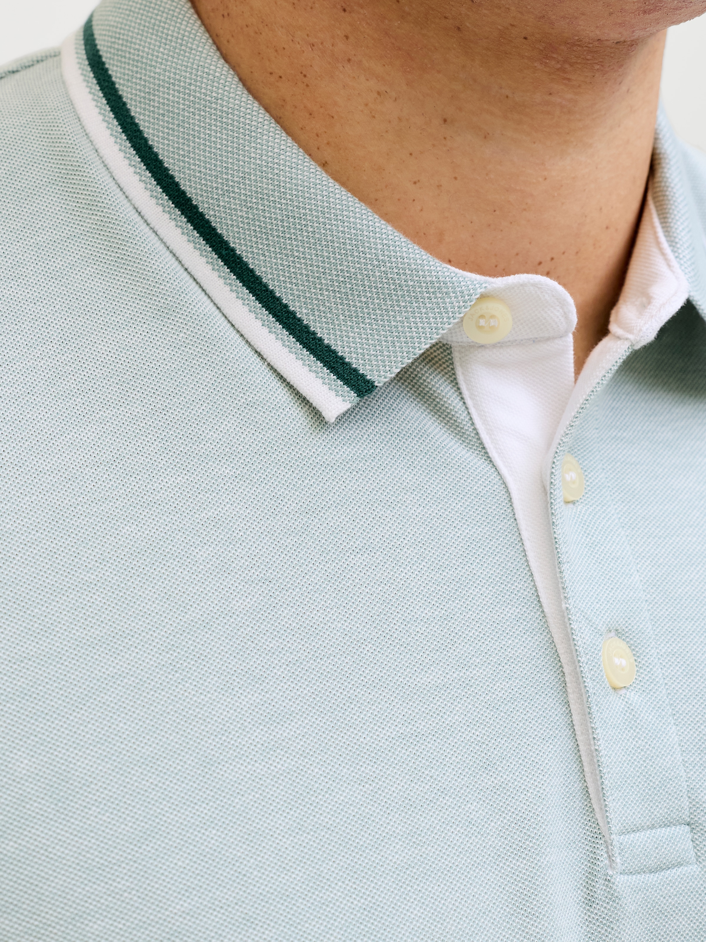 Jack & Jones PlusSize »JJEPAULOS POLO SS NOOS PLS« Baumwolle, regular fit
