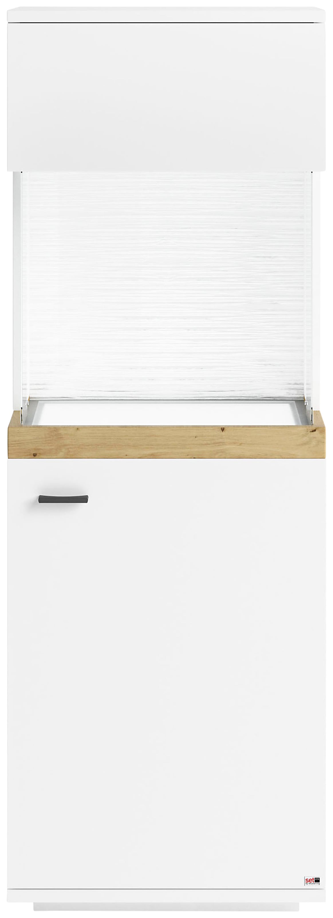 set one by Musterring Glasvitrine »Lancaster«, Farben weiß oder grau mit Ei günstig online kaufen