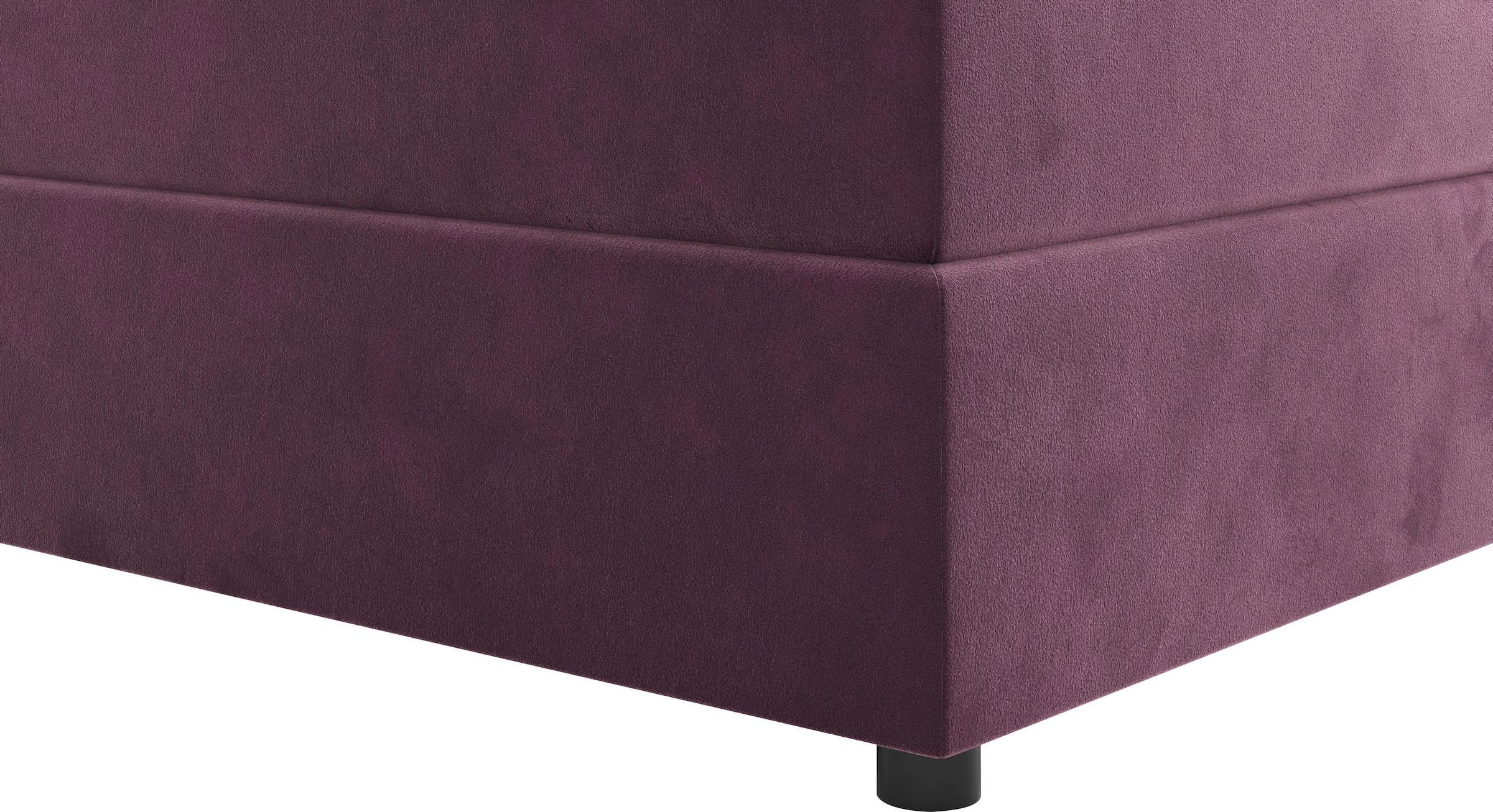 COTTA Boxspringbett »Castle«, mit Strasssteinen im Kopfteil, inkl. Topper