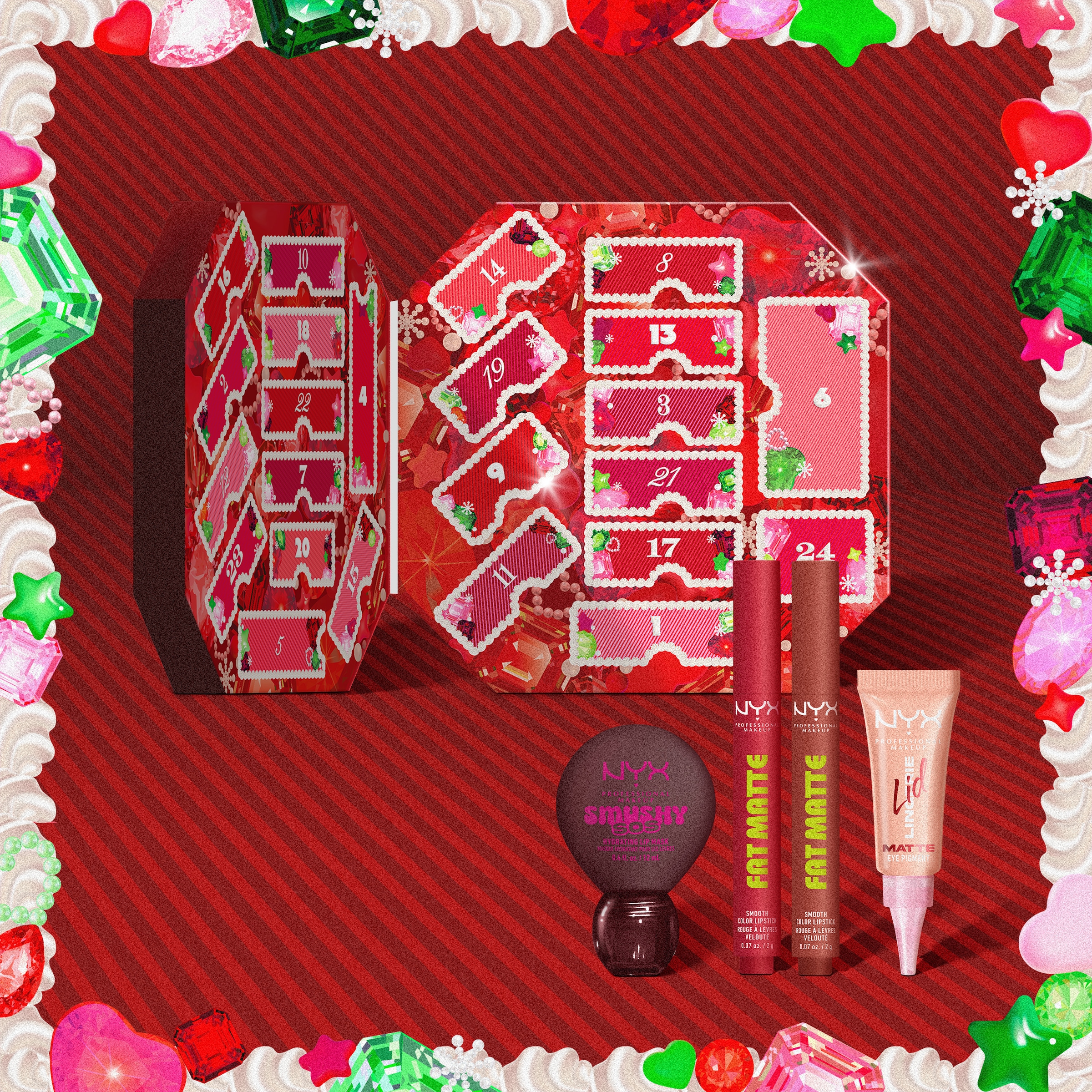 NYX PROFESSIONAL MAKEUP Kosmetik-Adventskalender »NYX Professional Makeup Bling Box Adventskalender« ab 13 Jahren