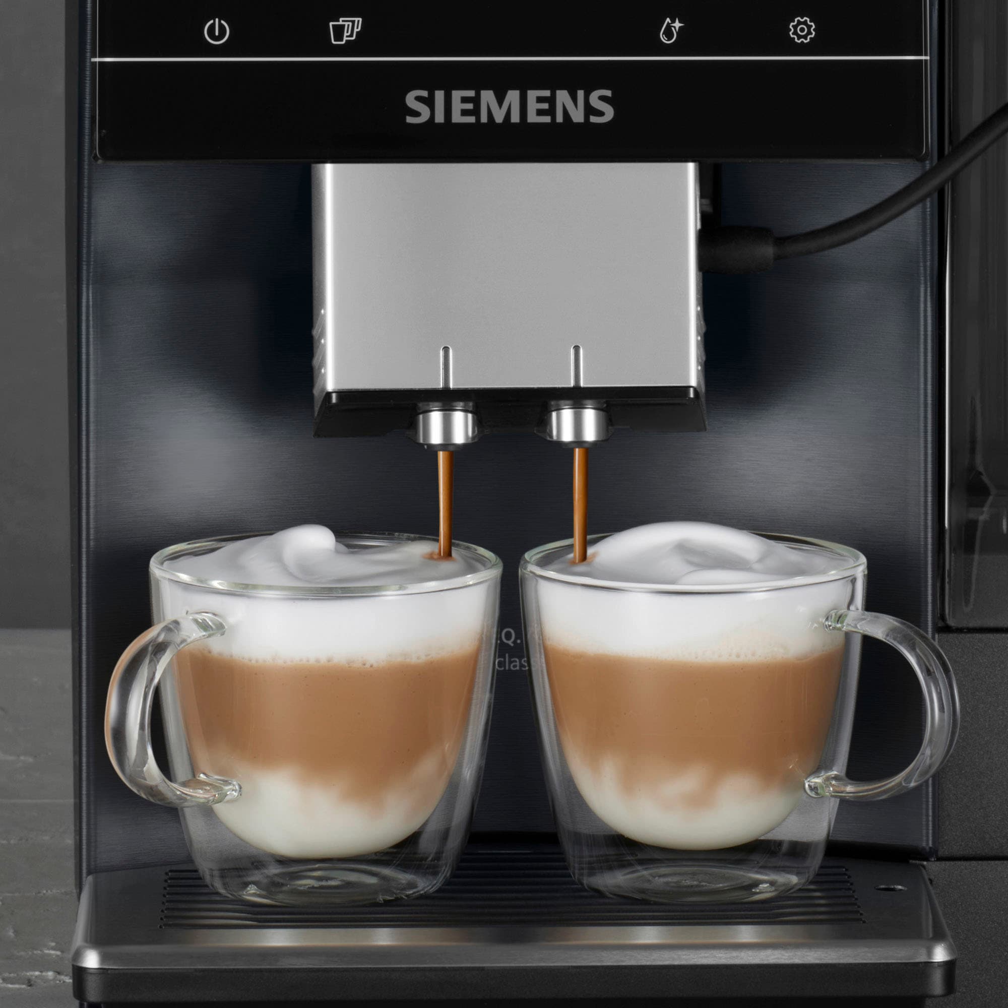 bis TP707D06«, classic Full-Touch-Display, SIEMENS 15 Profile Kaffeevollautomat kaufen speicherbar, Milchsystem-Reinigung »EQ700