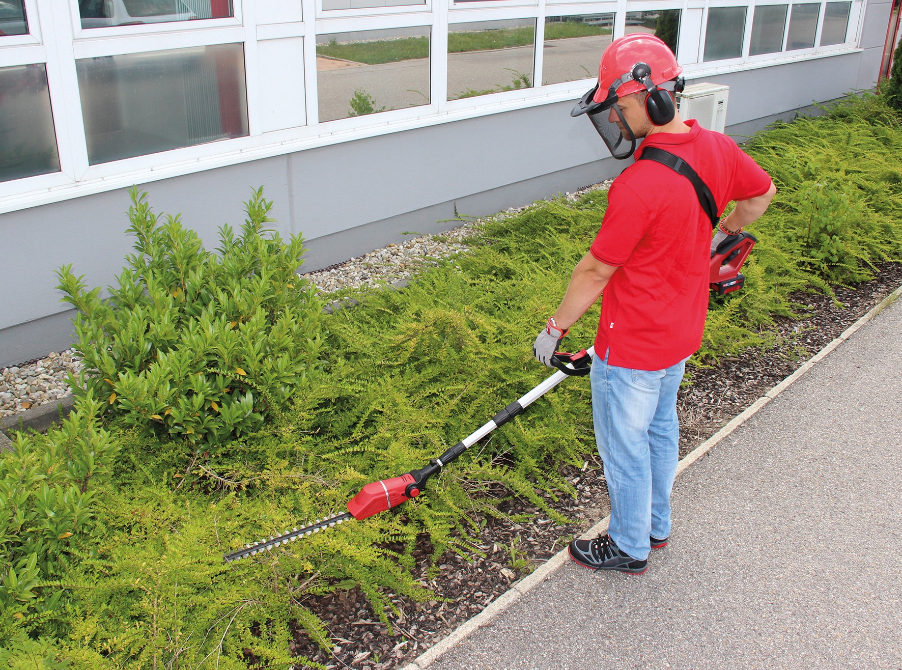 Einhell Garten-Multifunktionsgerät »GE-HC 18 Li T Kit«, mit Akku und Ladegerät