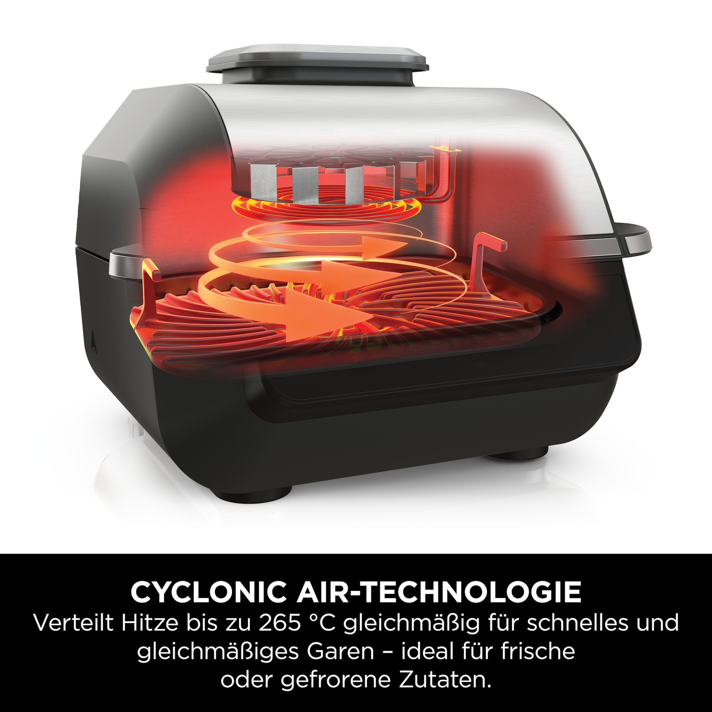 NINJA Tischgrill »EG351EU«, 1760 W, 5-in-1 Grill und Heißluftfritteuse