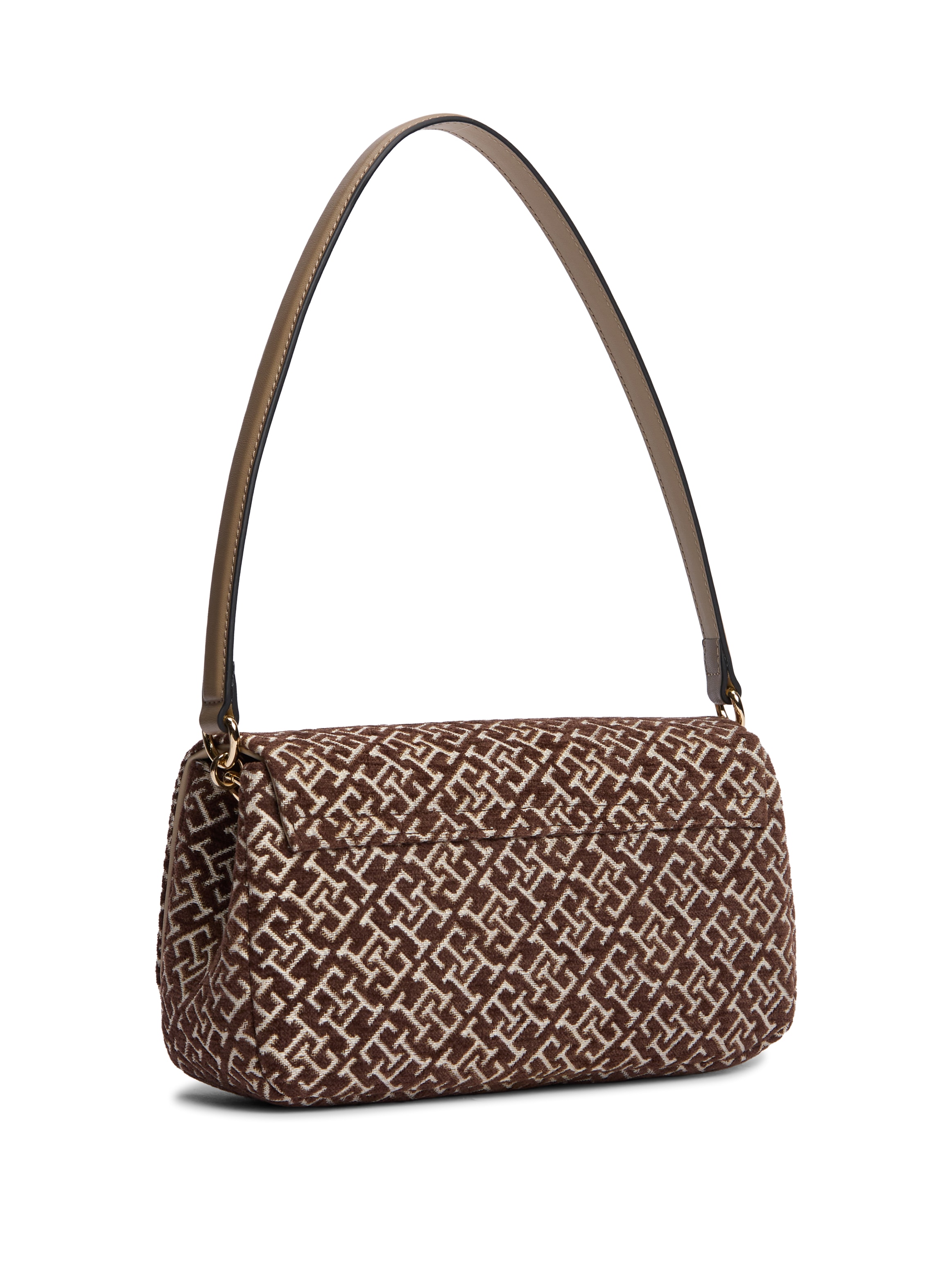 Tommy Hilfiger Umhängetasche »TH JACQUARD CONV CROSSOVER« Damen Schultertasch, Handtasche mit edler TH-Logostickerei
