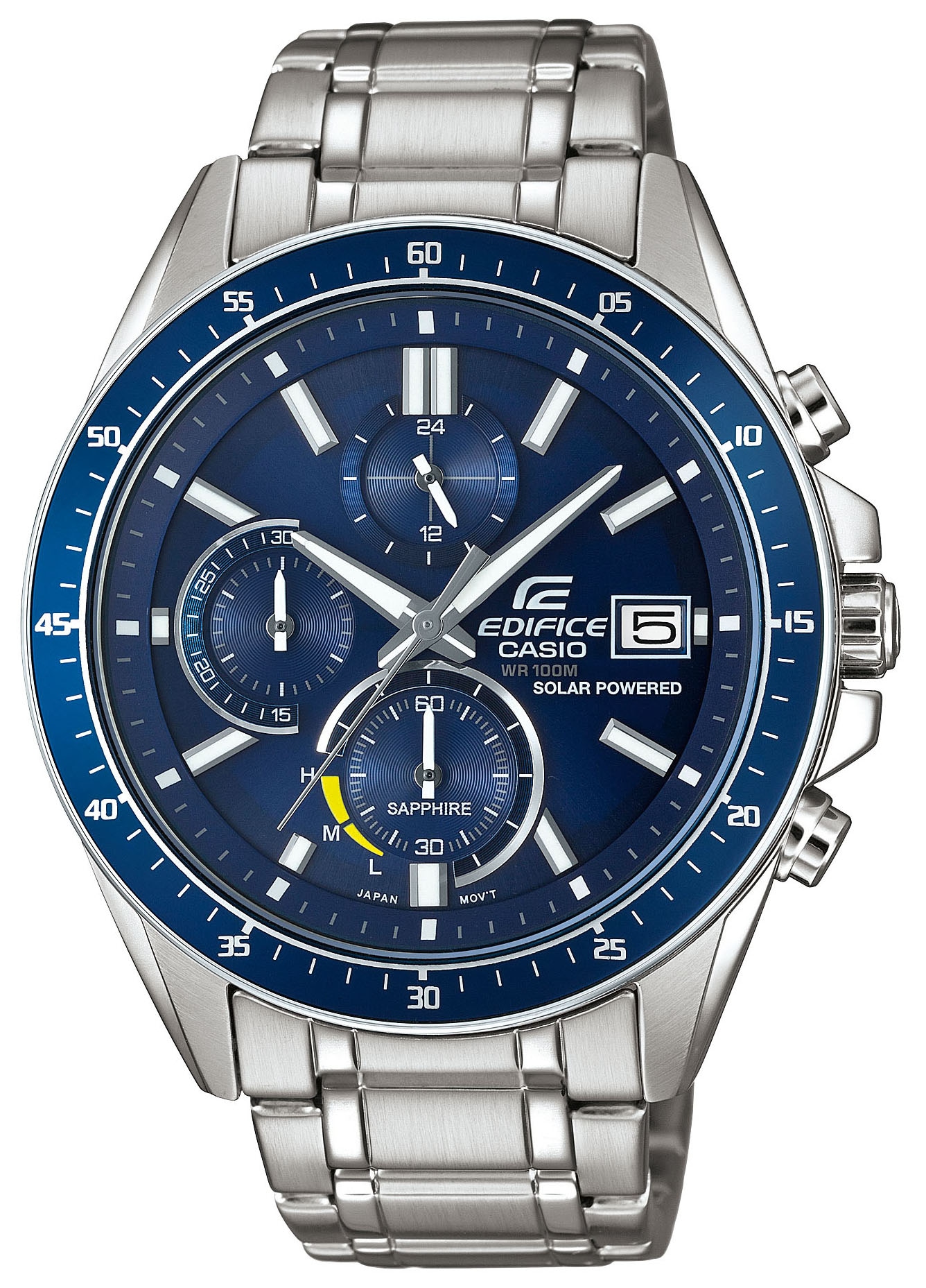 Chronograph »EFS-S510D-2AVUEF«, Solaruhr, Armbanduhr, Herrenuhr, bis 10 bar...