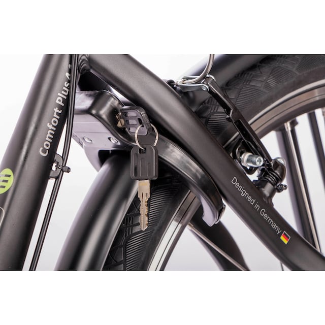 W, »COMFORT 250 SAXONETTE (mit Online-Shop Akku-Ladegerät) PLUS Frontmotor E-Bike Gang, kaufen 7 4.1«, im