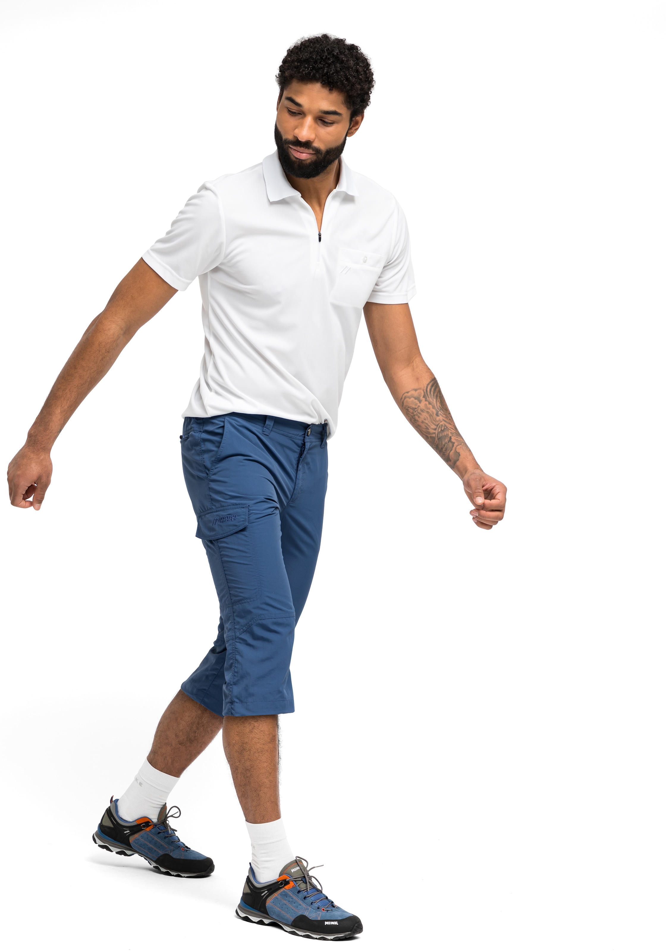 Maier Sports Caprihose »Jens«  kurze Hose Herren, luftige Wanderhose, leichte Outdoorhose, Reg Fit