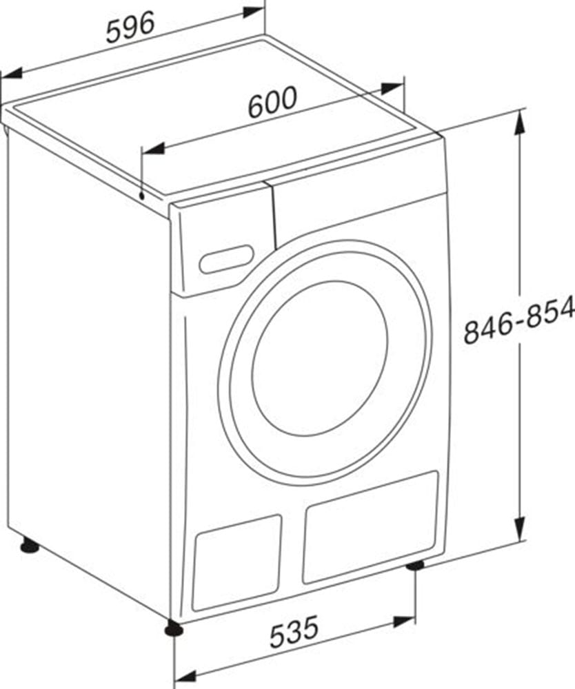 Miele Waschmaschine »WSJ883 WCS PWash&TDos&Steam«, 9 kg, 1600 U/min
