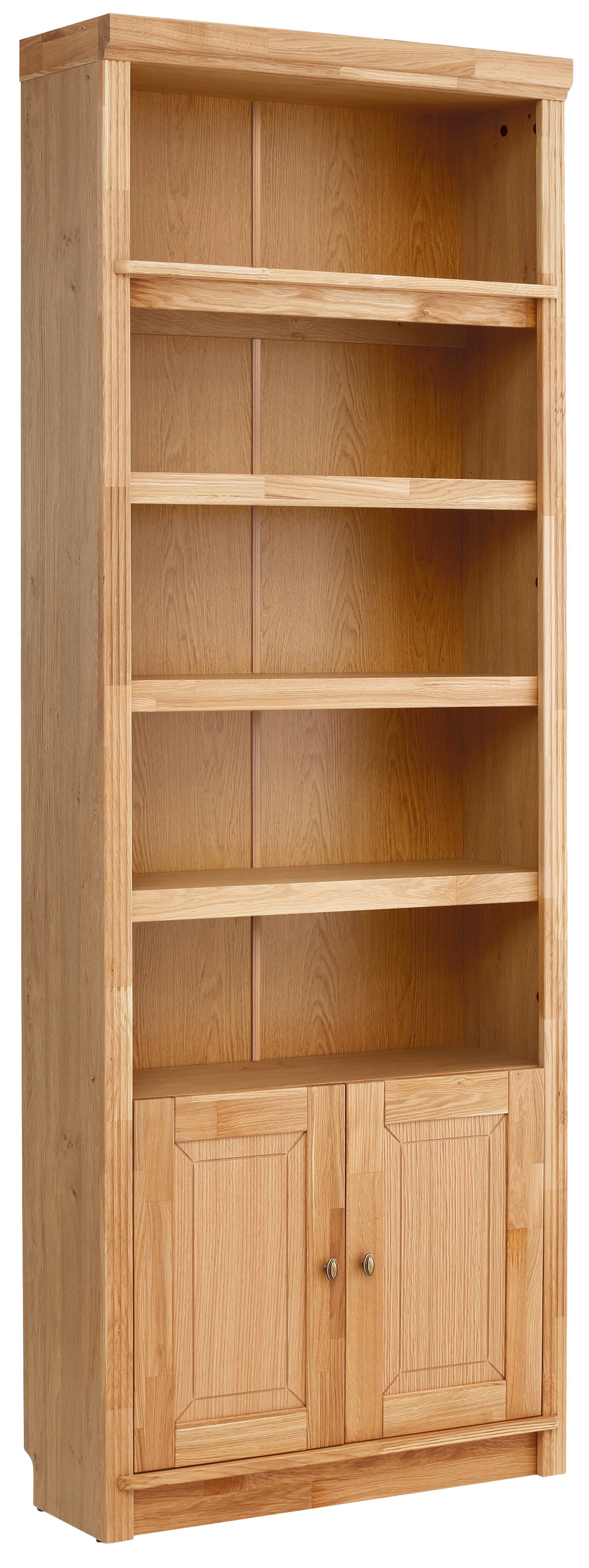 Home affaire Bücherregal »Soeren« aus massiver Kiefer, Höhe 220 cm, mit 2 H günstig online kaufen